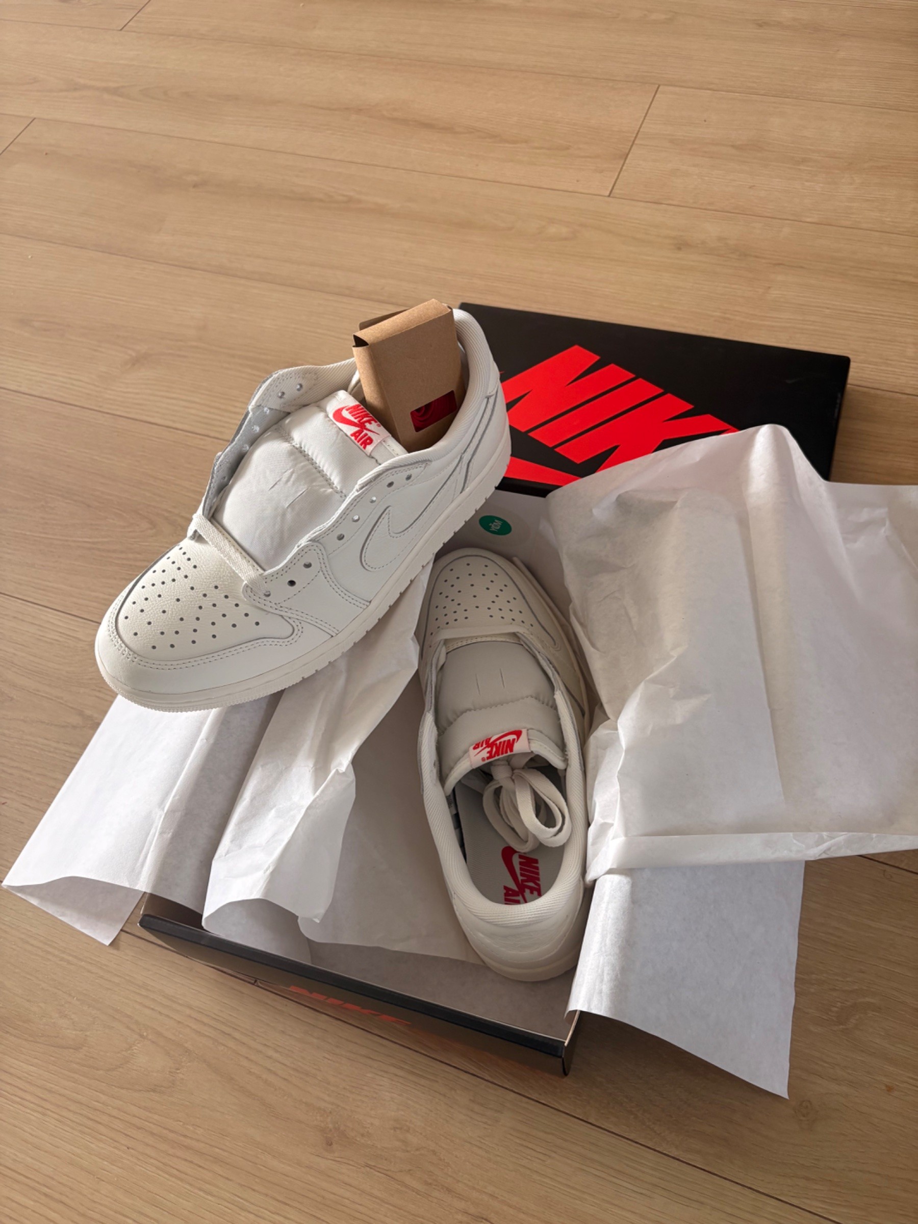 Photo de Air Jordan 1 Retro Low OG Sail/White