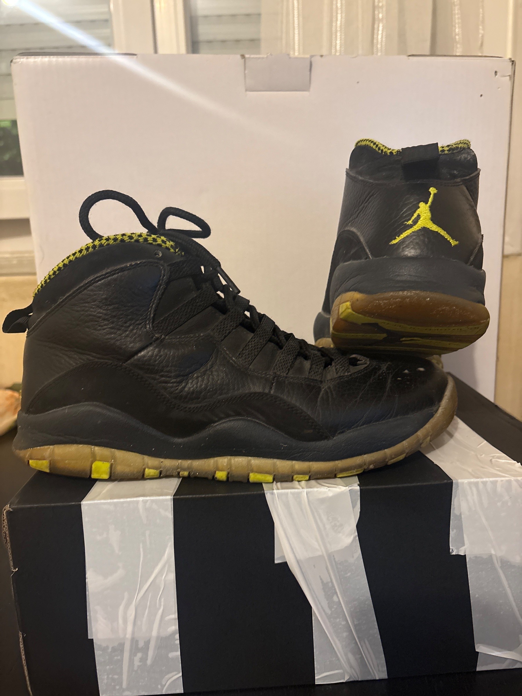 Photo de Air Jordan 10 Retro Venom Green / Black