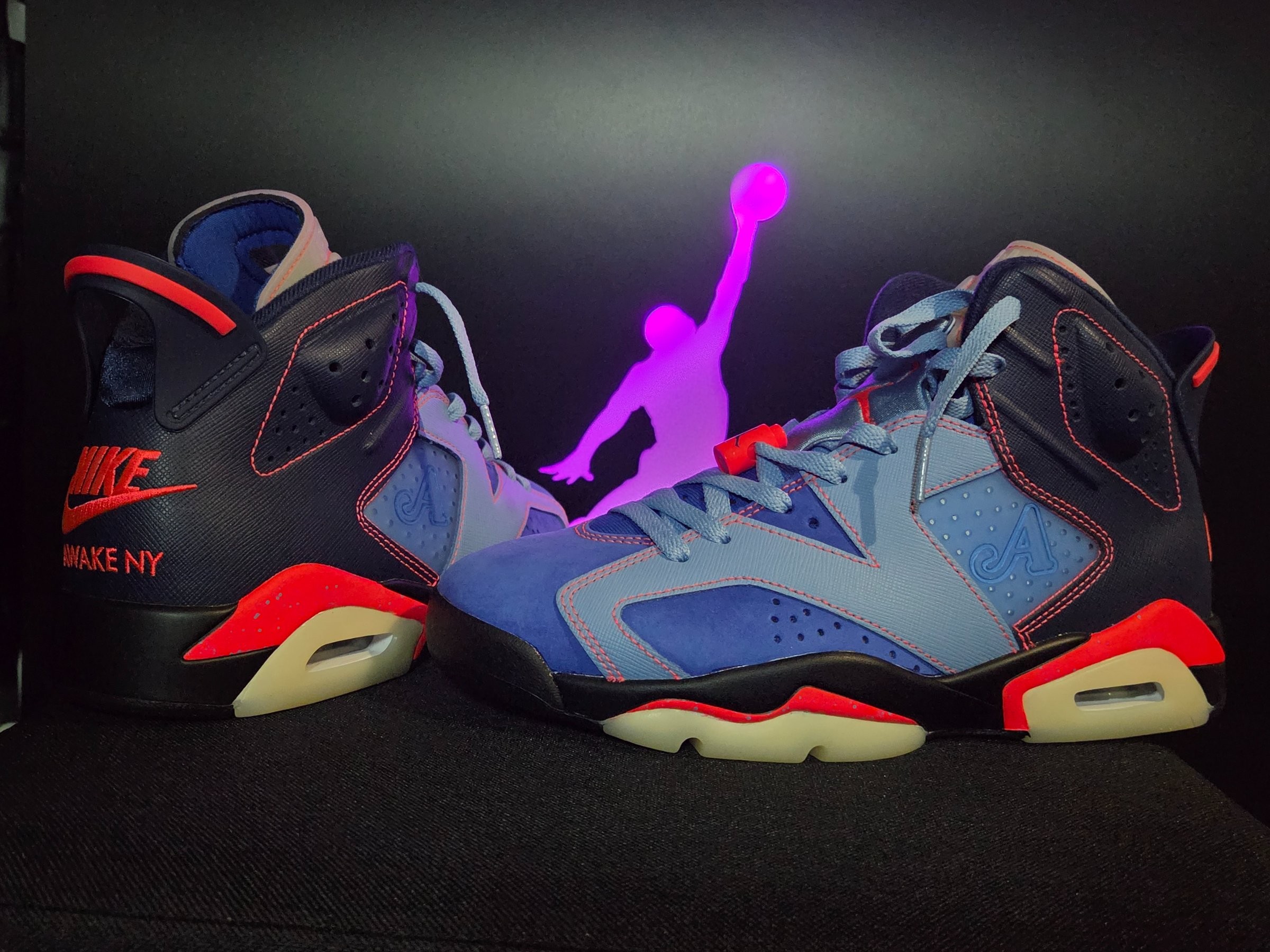 Photo de Air Jordan 6 Retro Awake NY Blue/Infrared