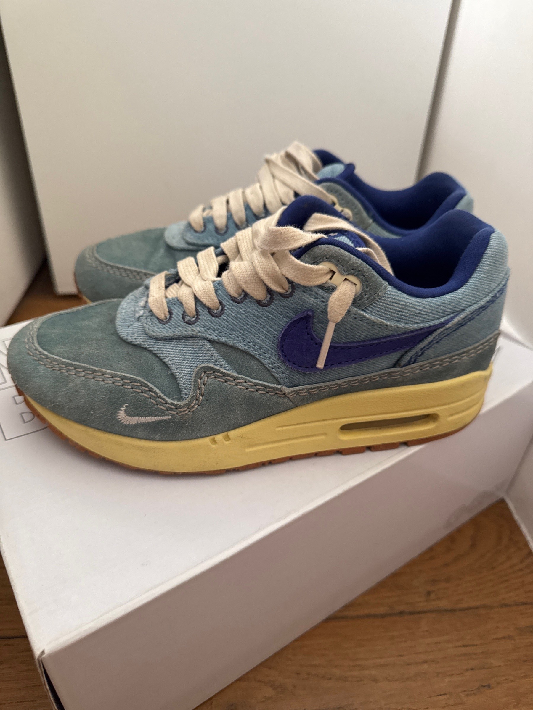 Photo de Nike Air Max 1 Blue/Denim Suede