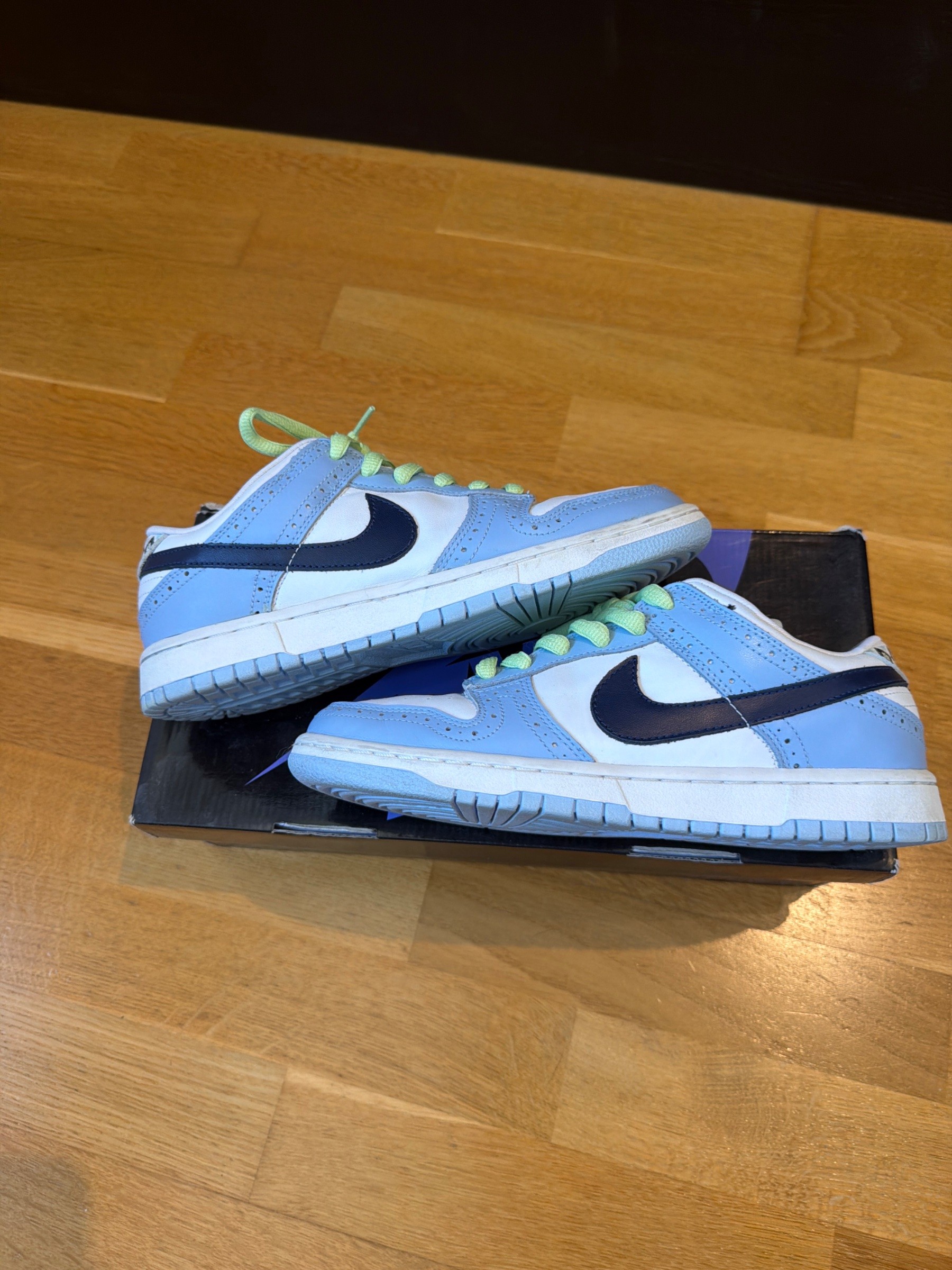 Photo de Nike Dunk Low Premium SB Golf Pack White/Midnight Navy/University Blue Ice
