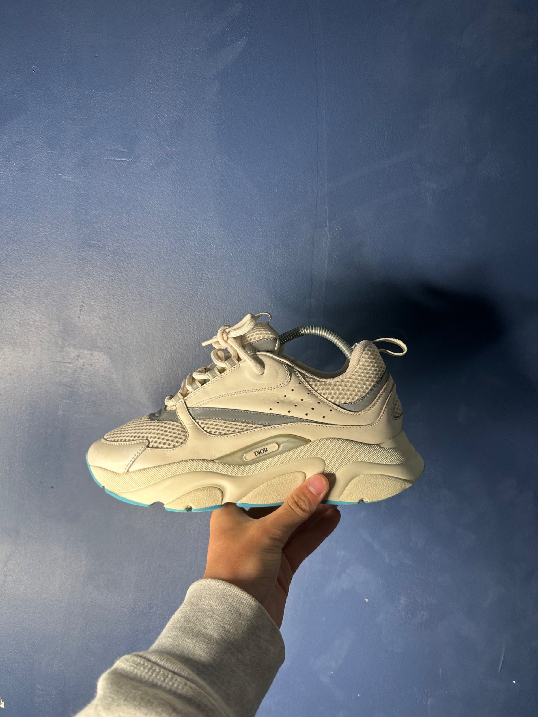 Photo de Dior B22 Sneaker White/Grey/Blue