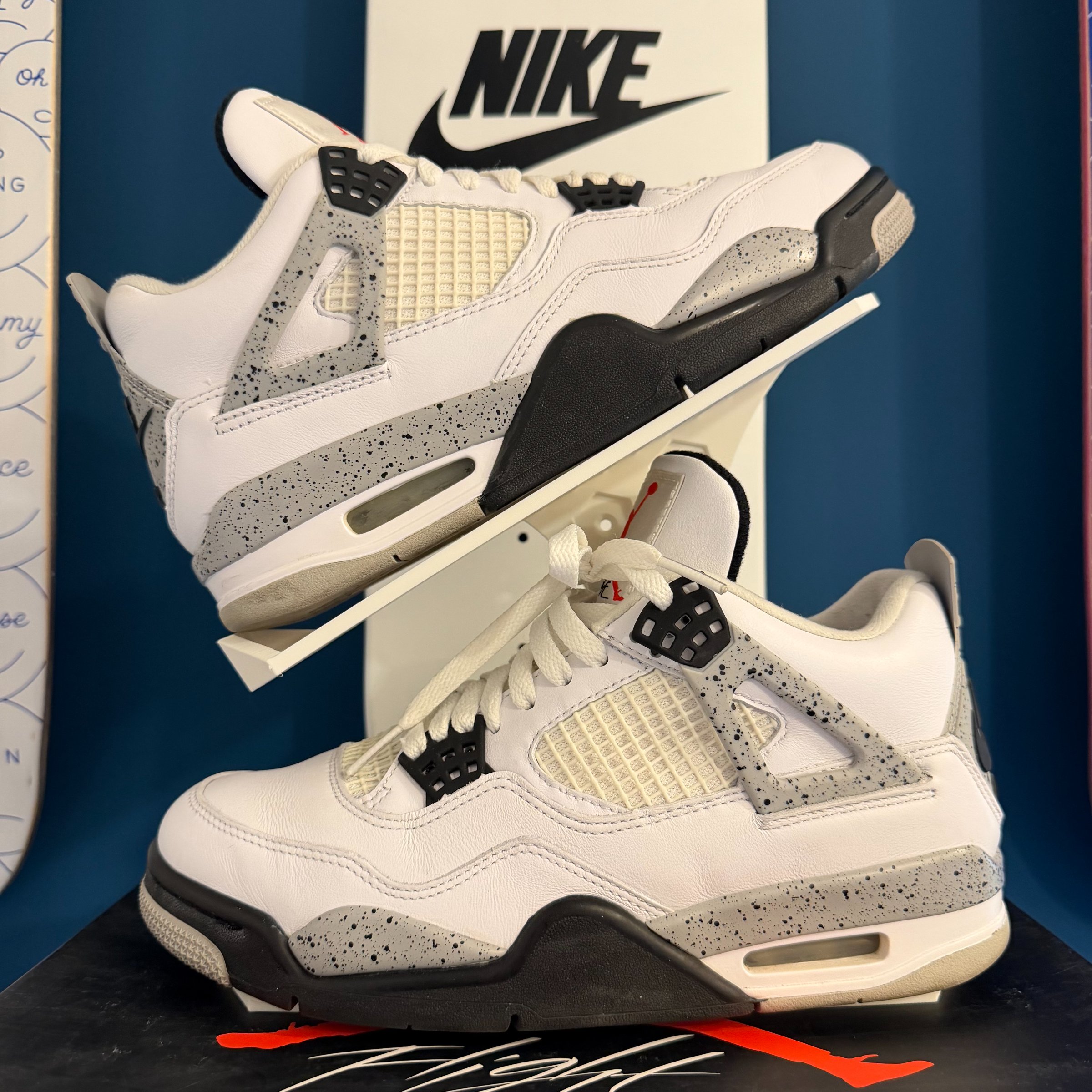 Photo de Air Jordan 4 Retro OG White Cement