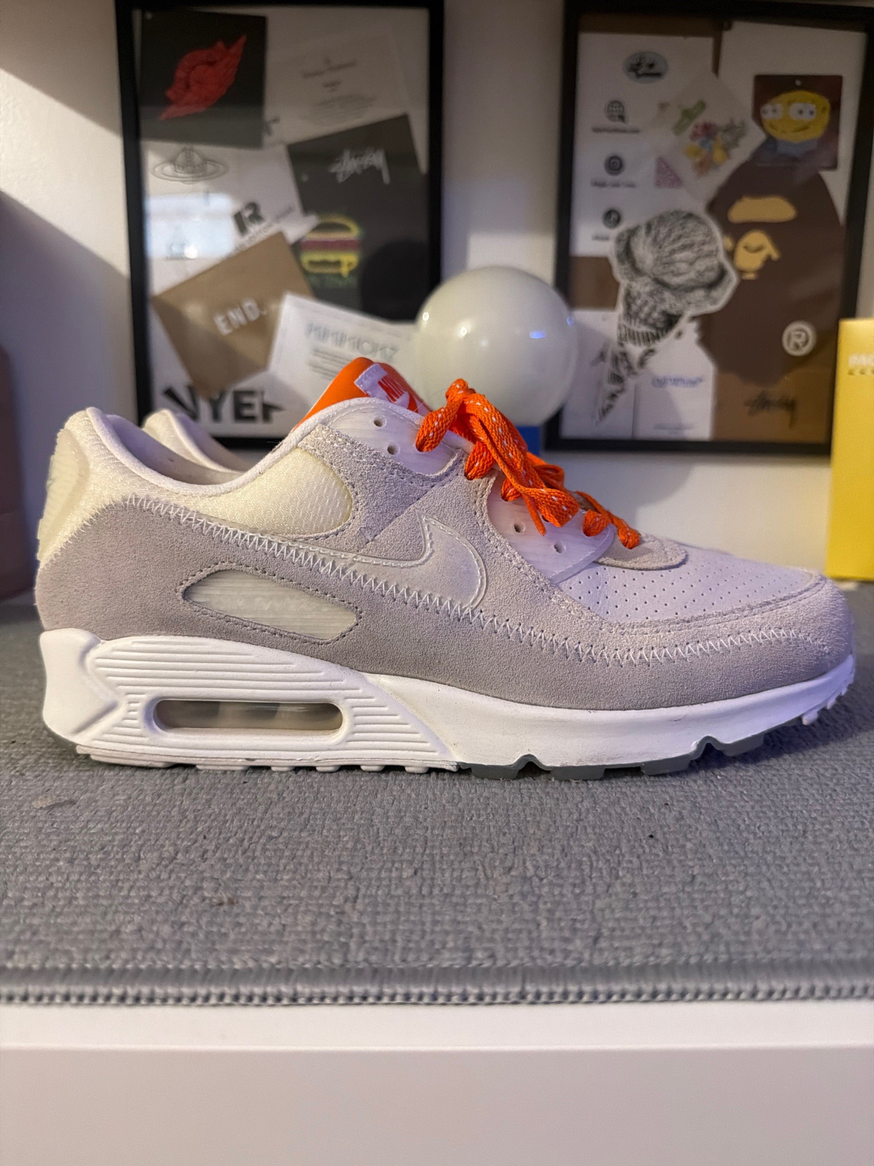 Photo de Nike Air Max 90 size? White Soft Pearl White/Soft Pearl/Pure Platinum/Summit White