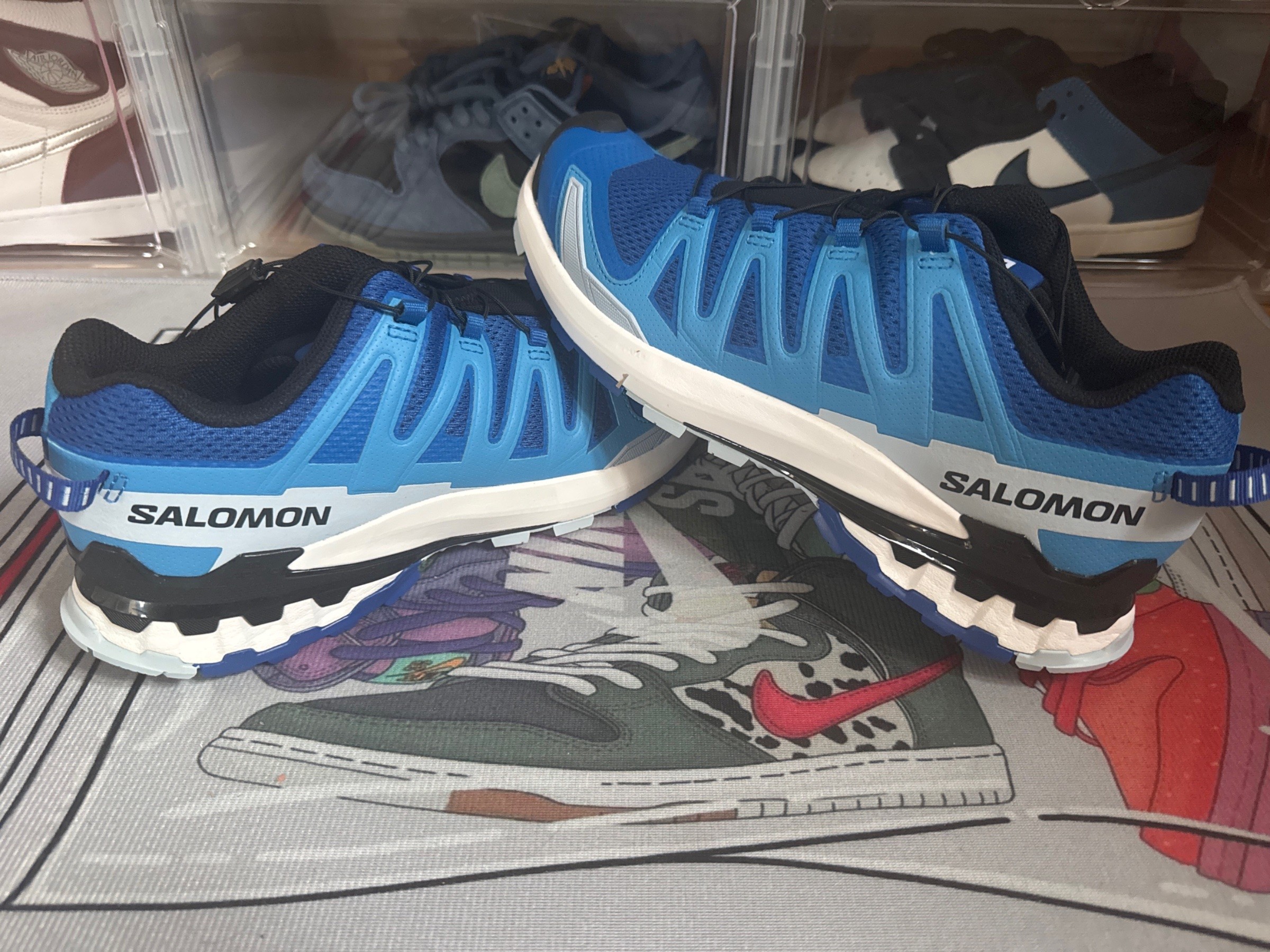 Photo de Salomon XA PRO 3D V9 Poseidon Blue/White/Black