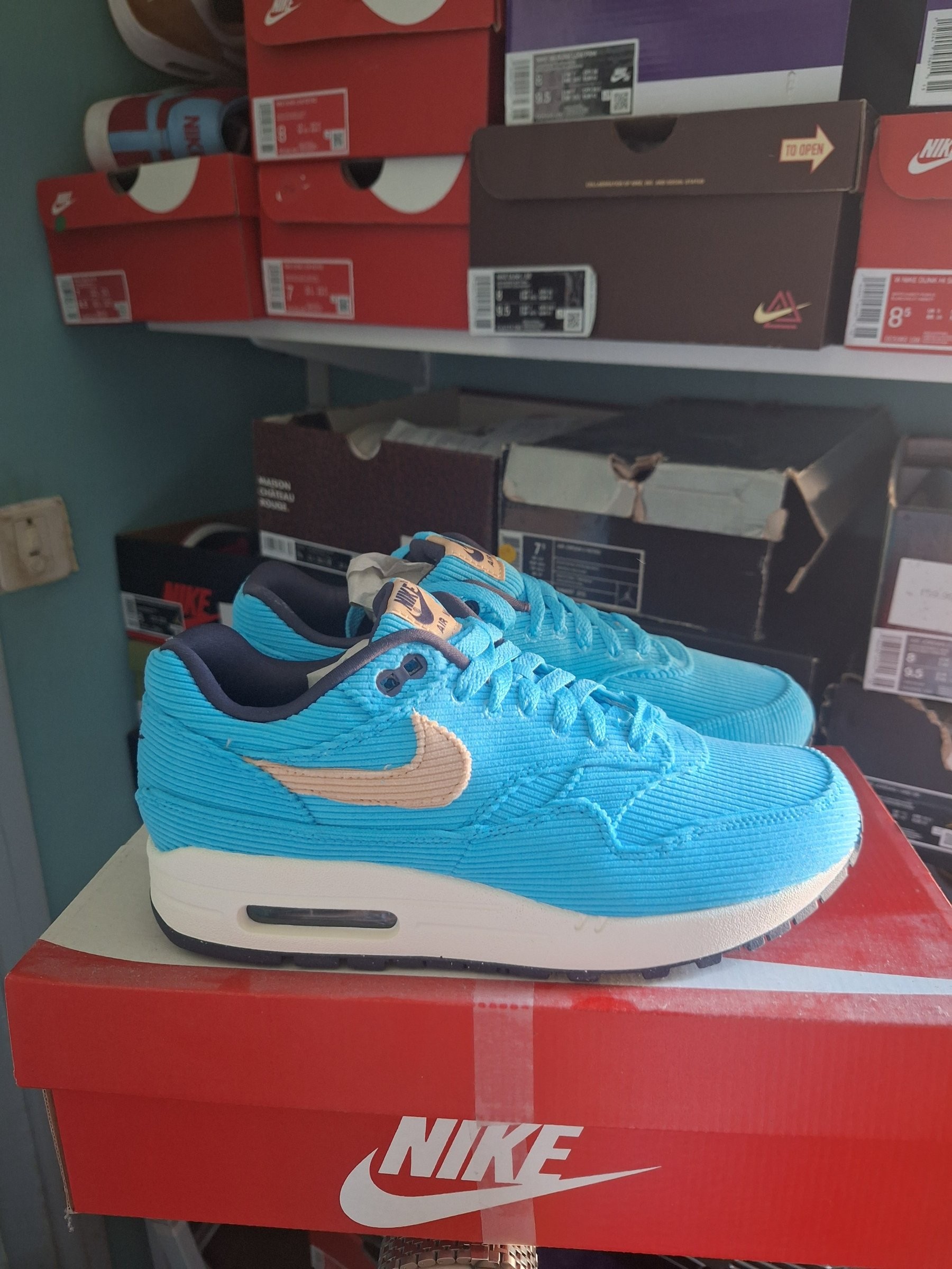 Photo de Nike Air Max 1 corduroy blue Blue Fury/Corduroy