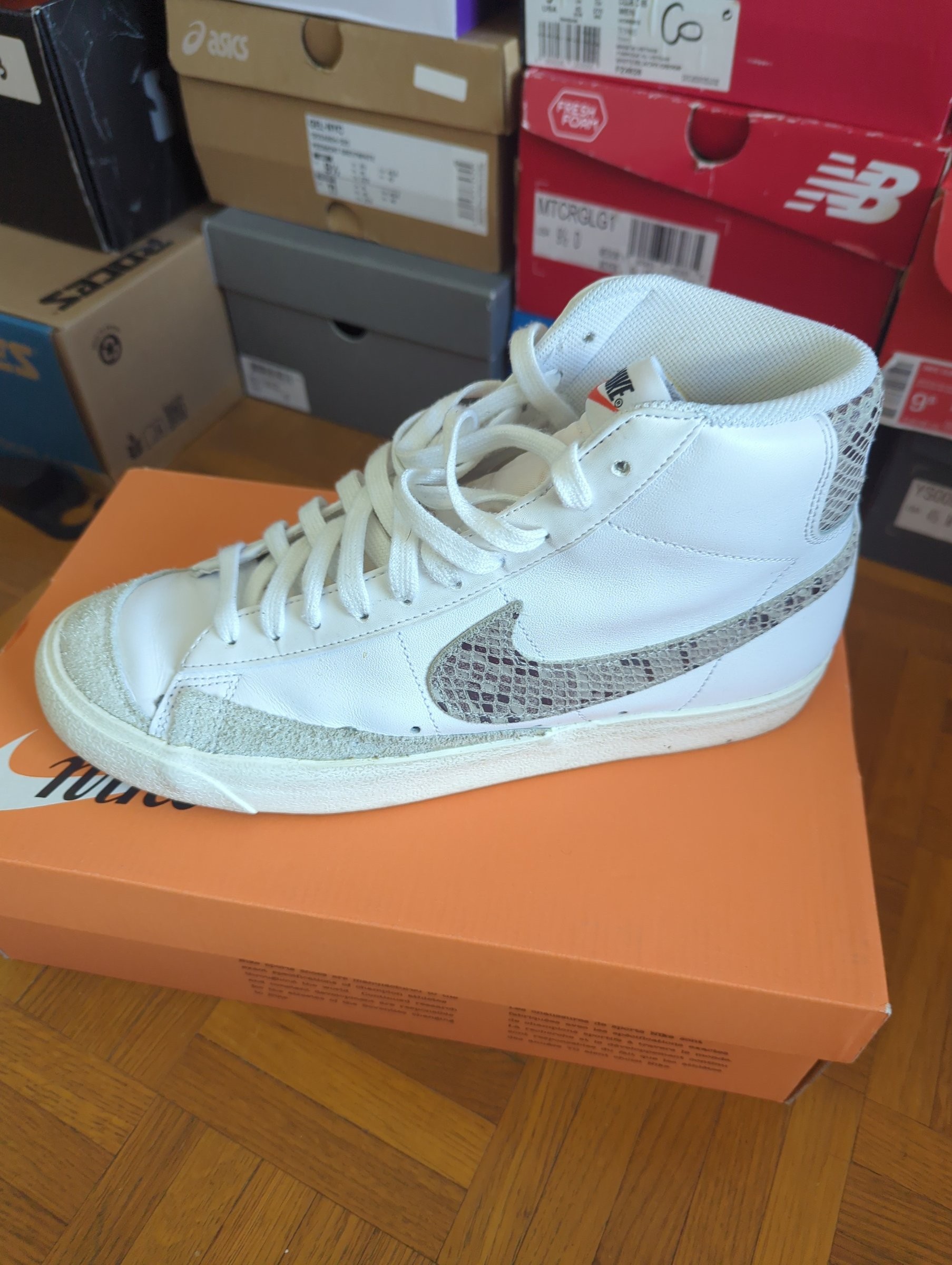 Photo de Nike Blazer Mid 77 Vintage White/Sail Reptile