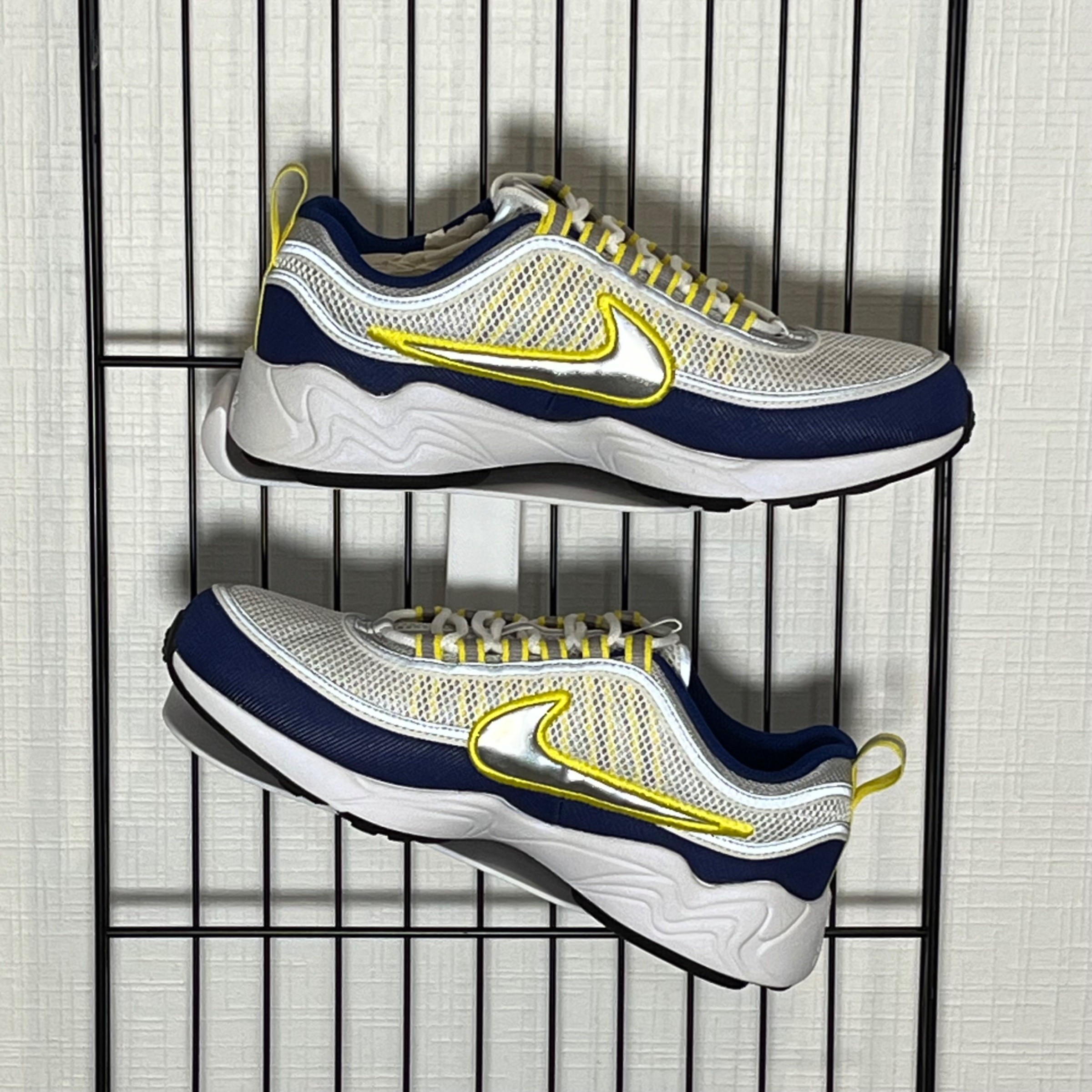 Photo de Nike Air Zoom Spiridon SP White/Metallic Silver/Navy/Yellow