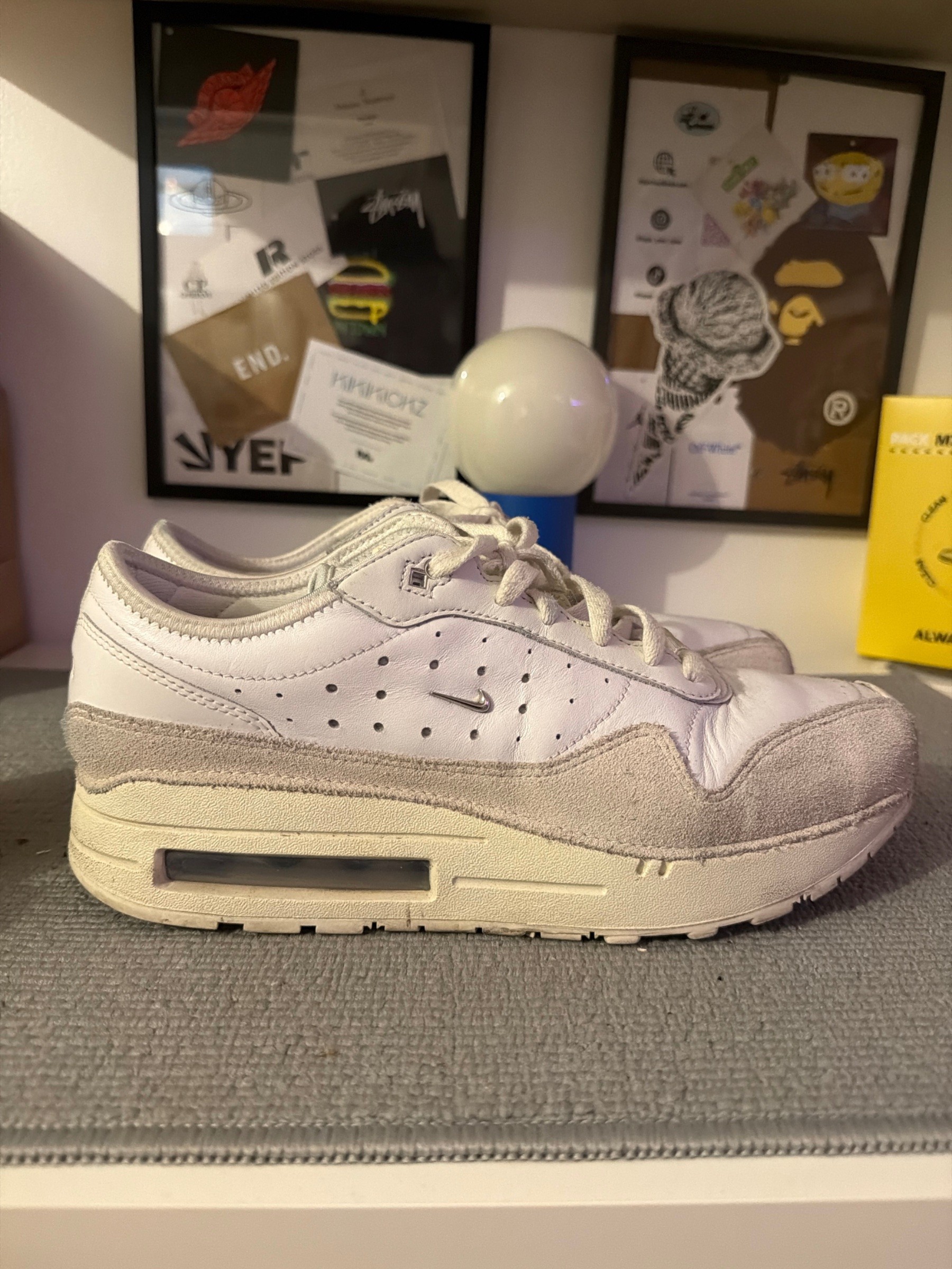 Photo de Nike Air Max 1 '86 Jacquemus White Summit White/Sail/Metallic Silver