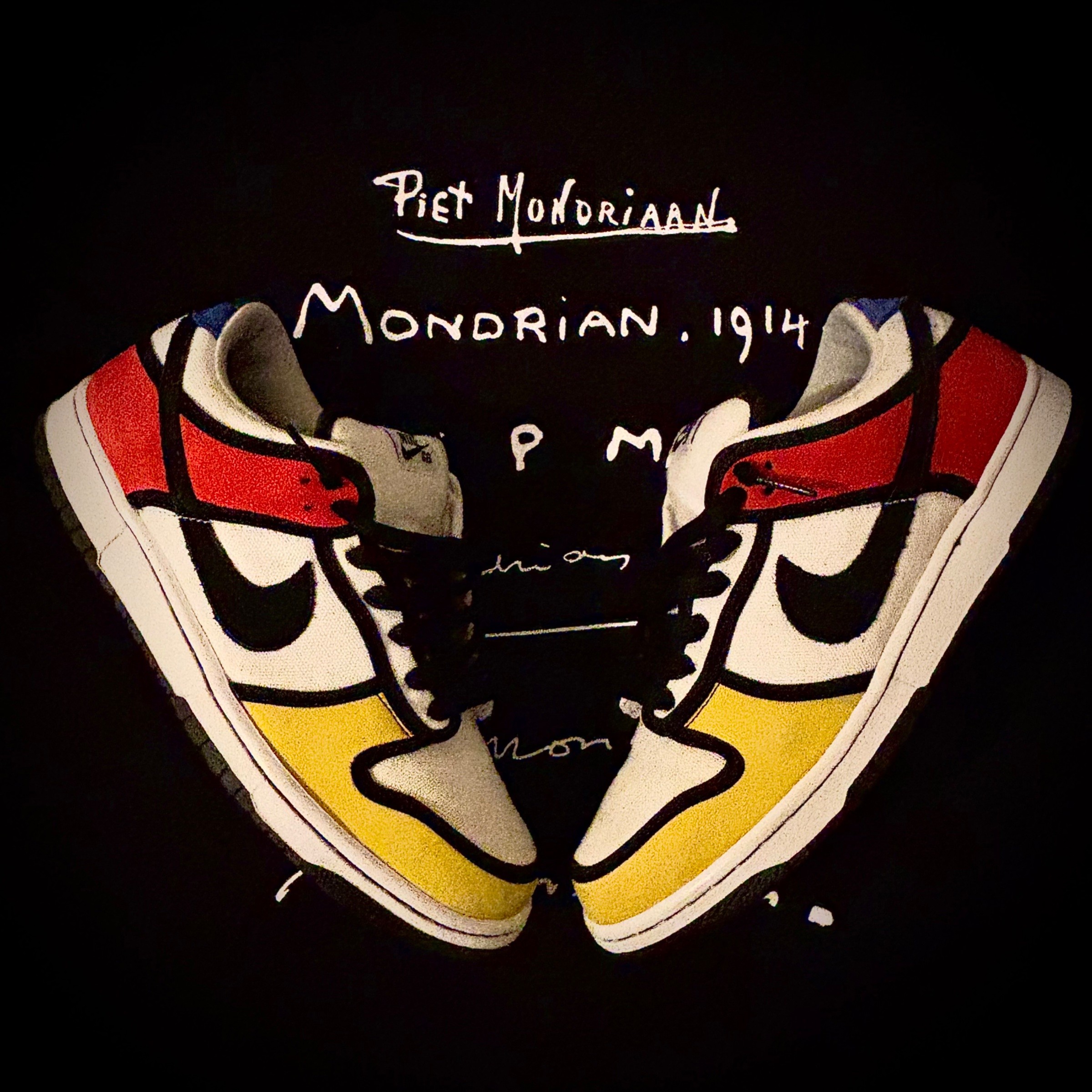 Photo de Nike Dunk Low Pro SB “Piet Mondrian” Zest/Black