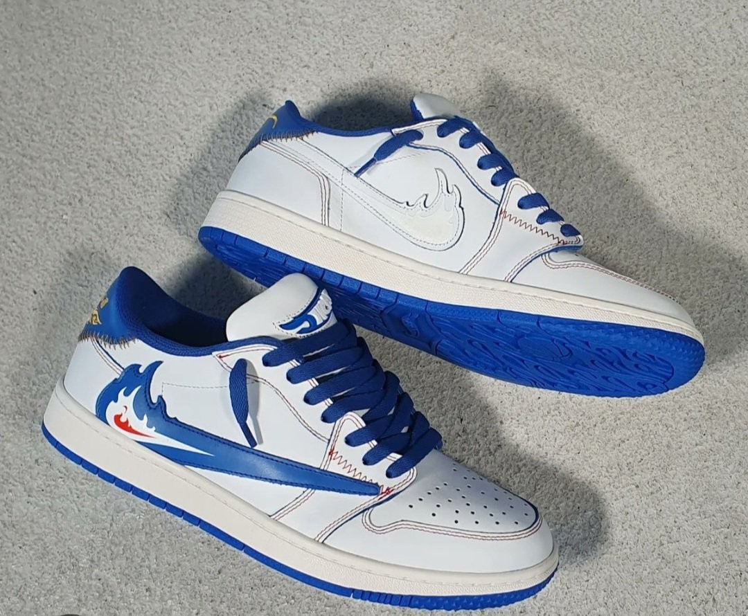 Photo de Air heat la flamme friand ans family White/Royal Blue (Fearless/SB Dunk Style)