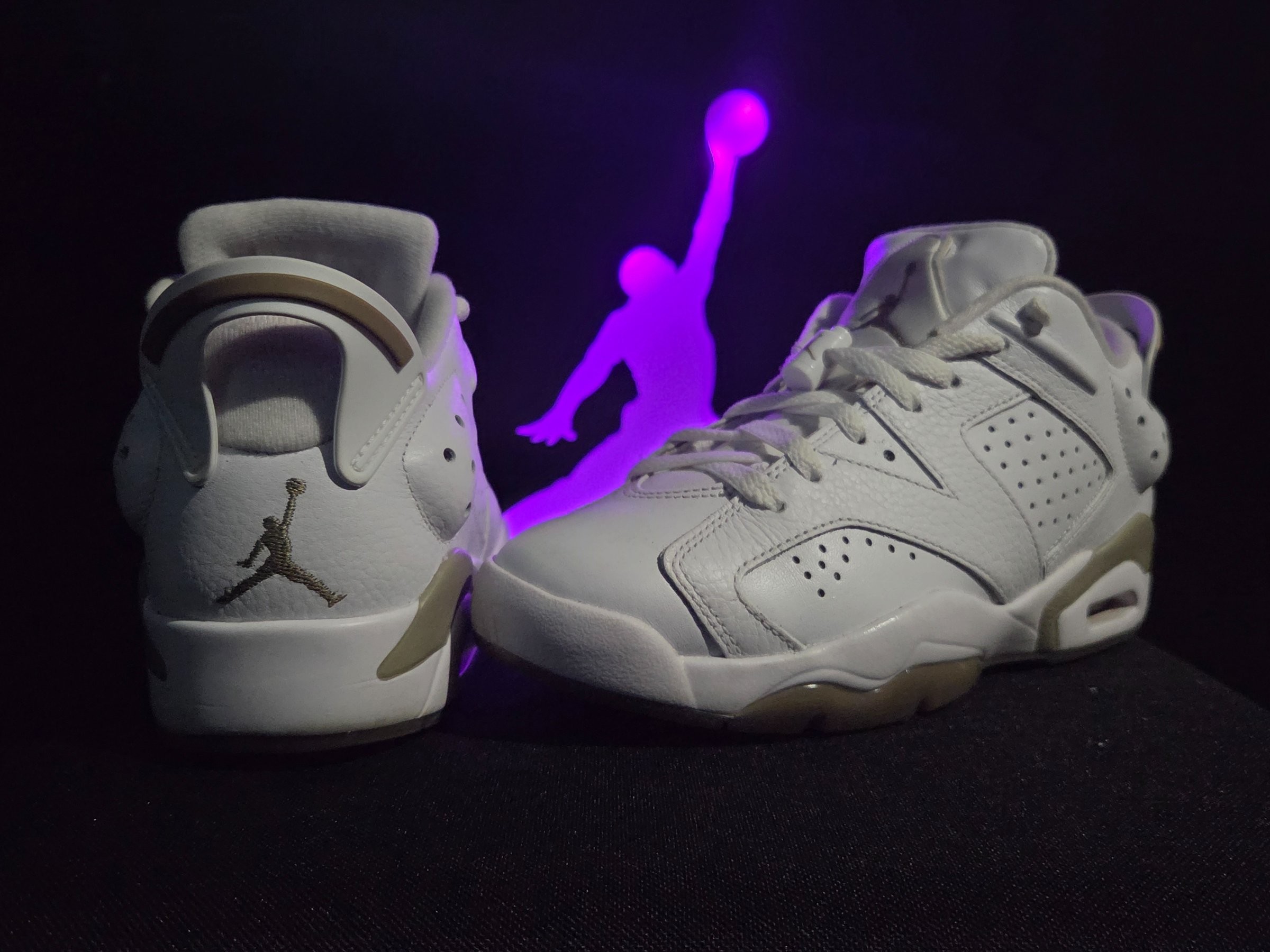 Photo de Air Jordan 6 Retro Low White/Khaki (Olive) golf