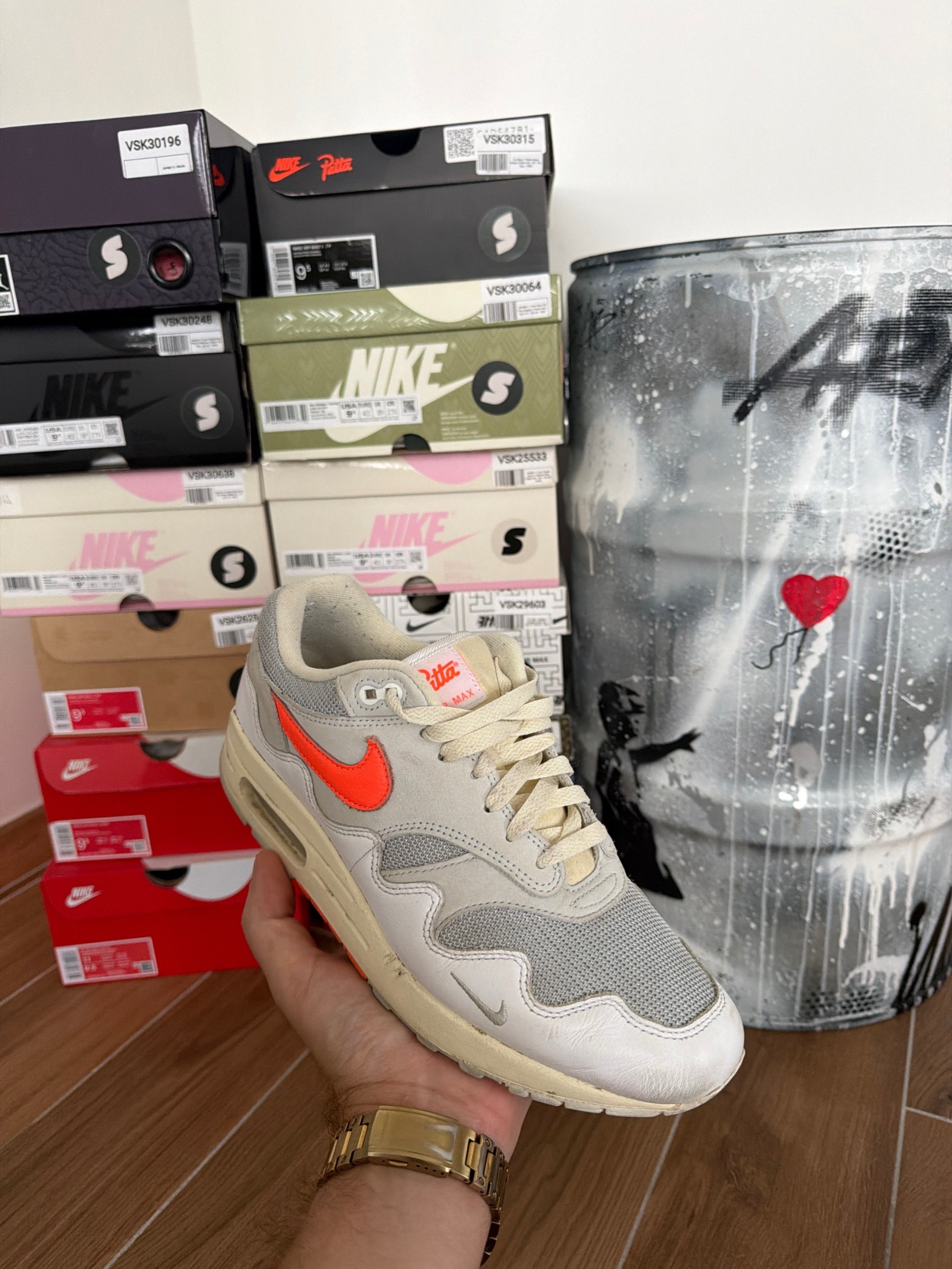Photo de Nike Air Max 1 Patta Grey/Orange