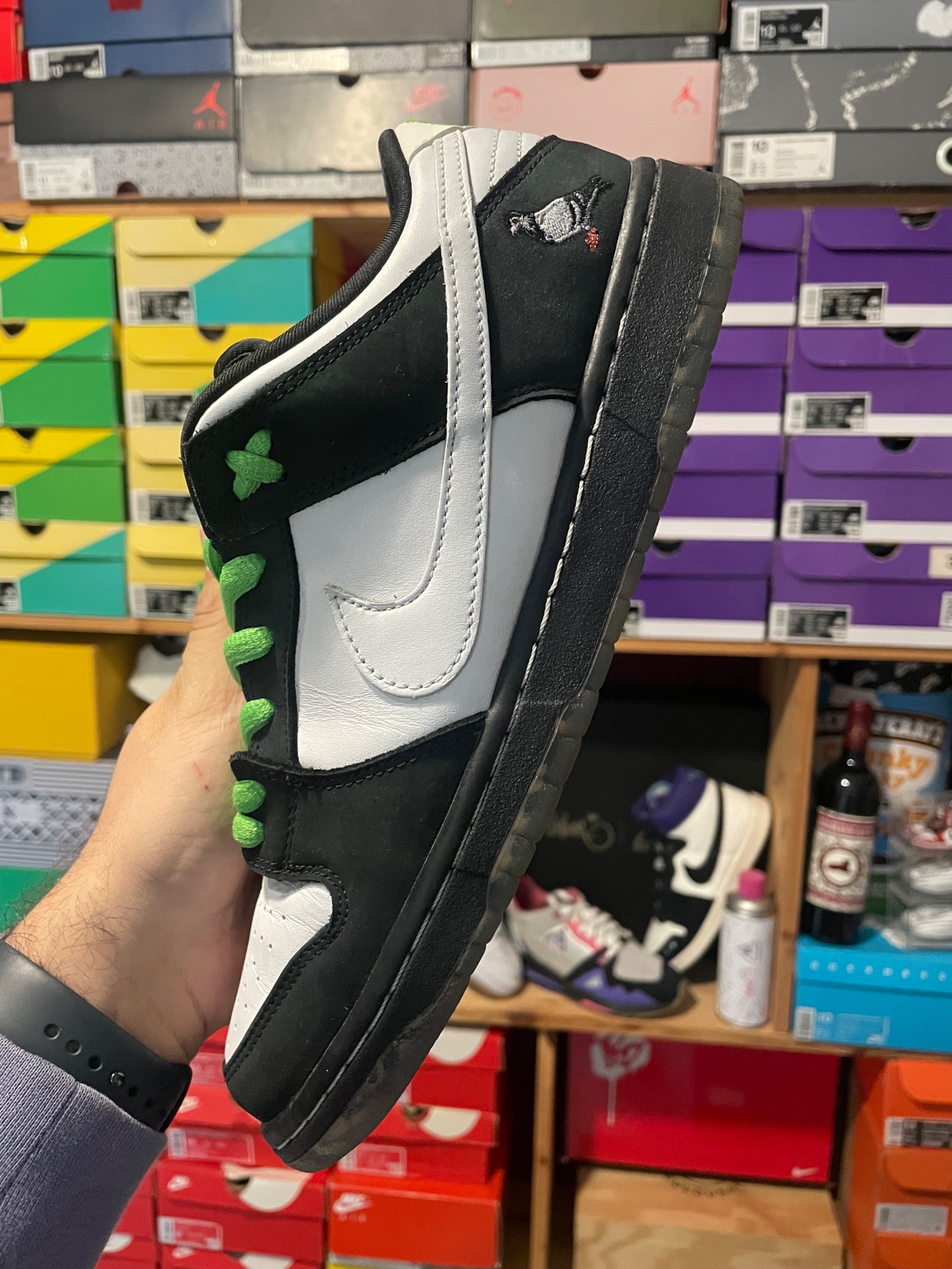 Photo de Nike Dunk Low Pro SB Black/White-Panda Pigeon