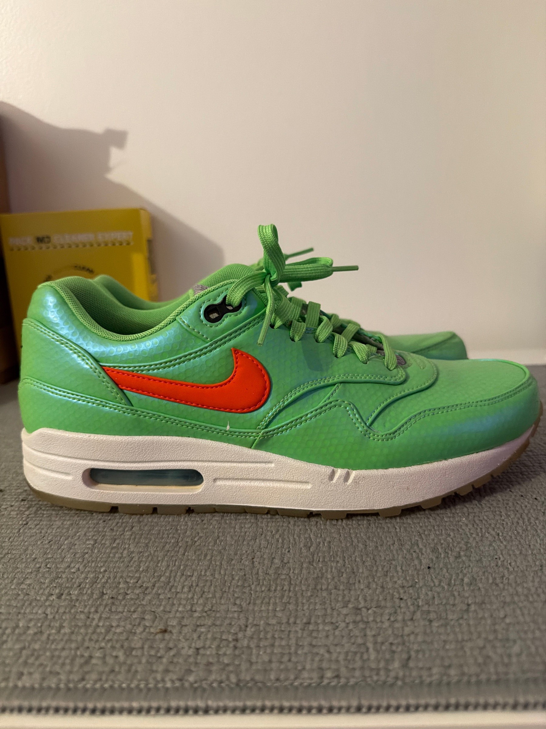 Photo de Nike Air Max 1 FB Polarized Blue Polarized Blue/Total Crimson-Neolime