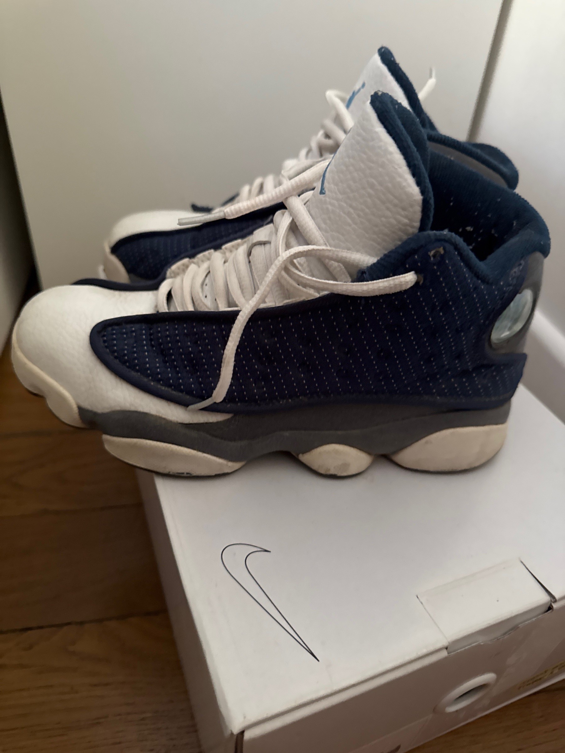 Photo de Air Jordan 13 Retro Flint/French Blue