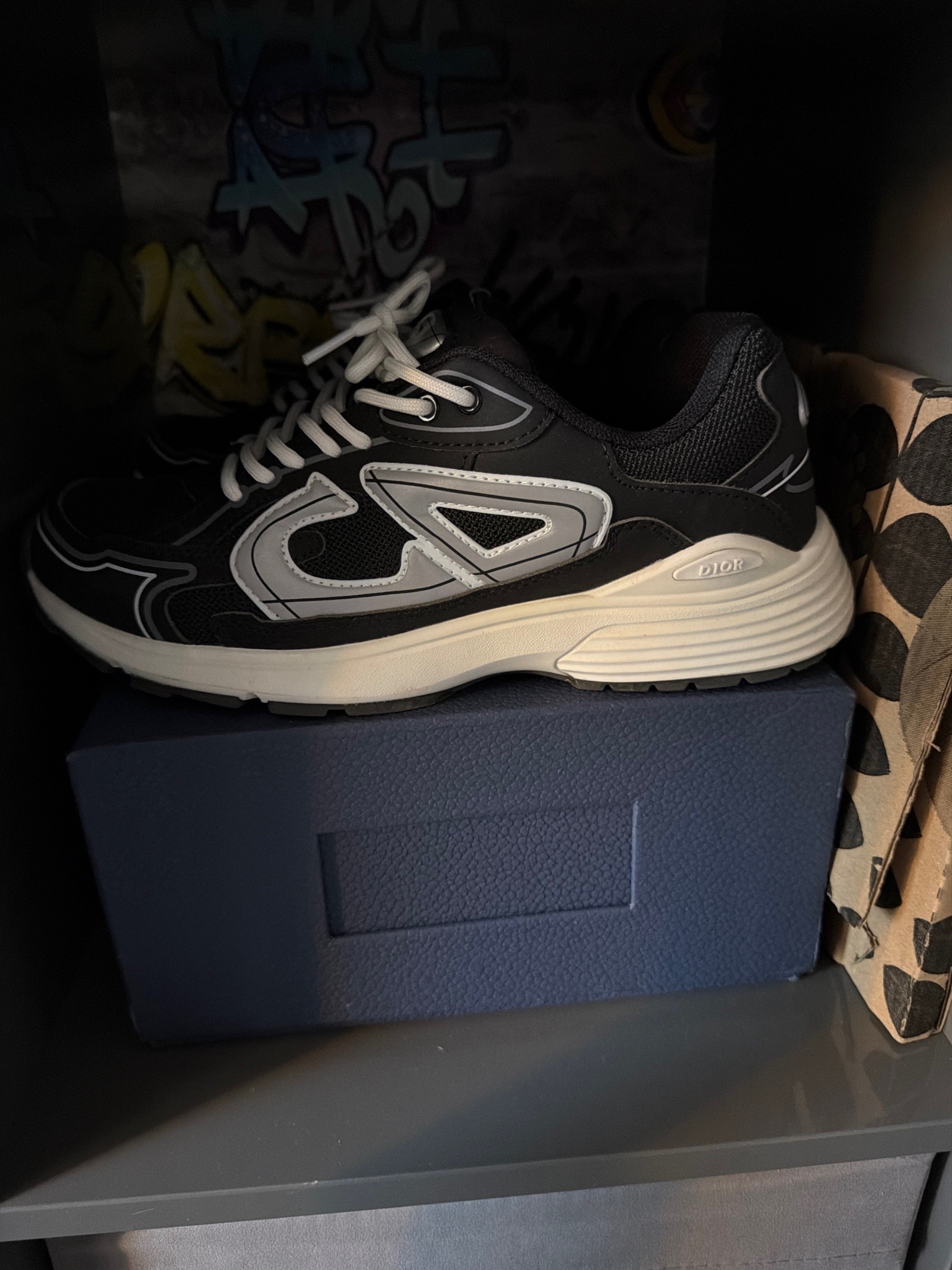 Photo de Dior B30 Sneaker Black/White
