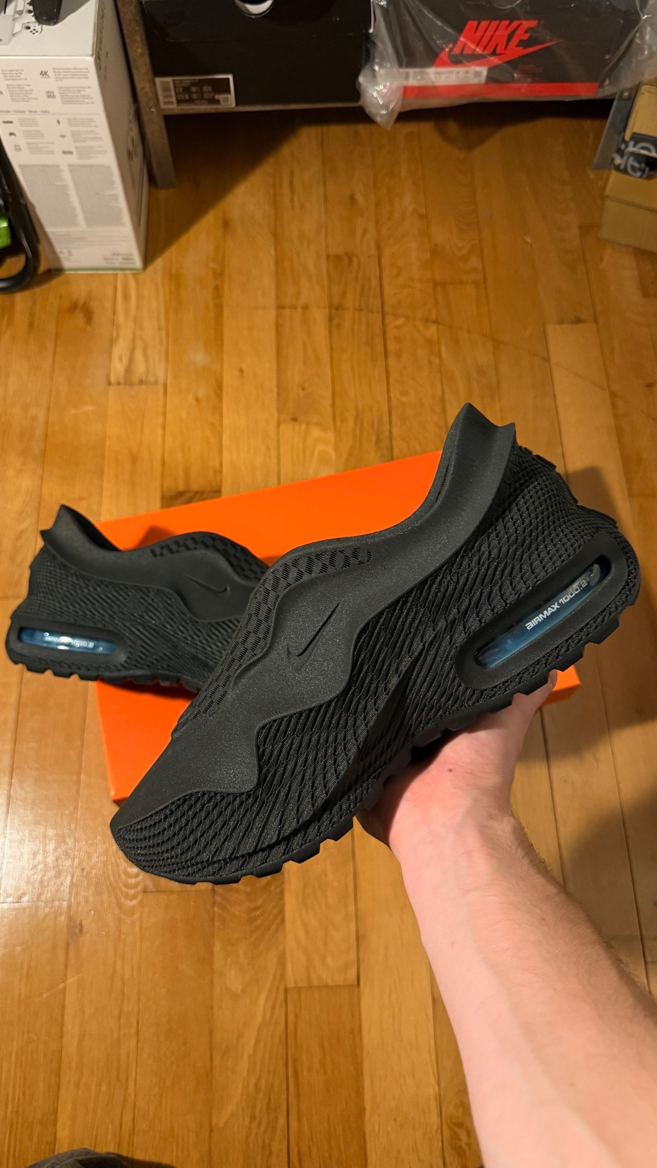 Photo de Nike Air Max 1000.2 Black/Black-Glacier Blue-White
