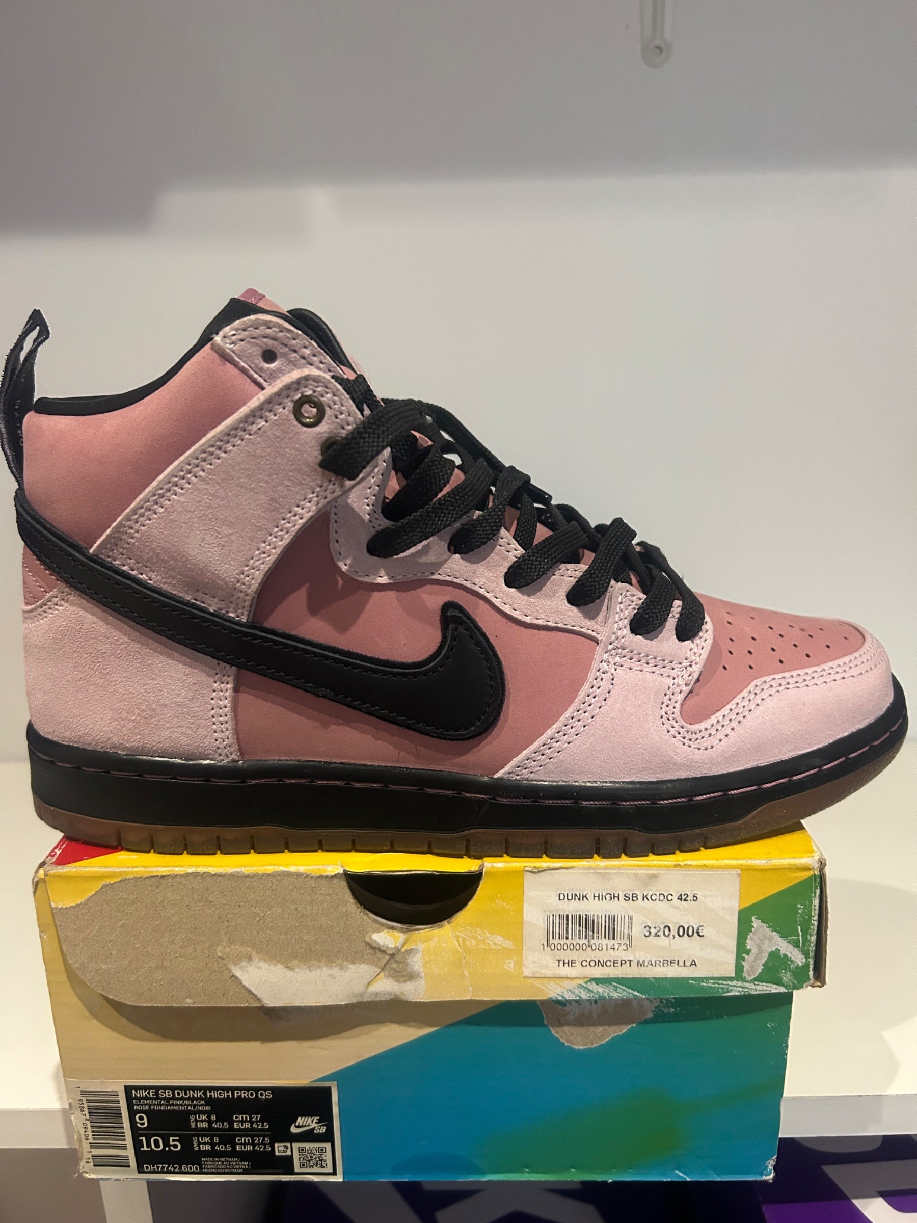 Photo de Nike Dunk High SB Pro QS Elemental Pink/Black (KCDC)