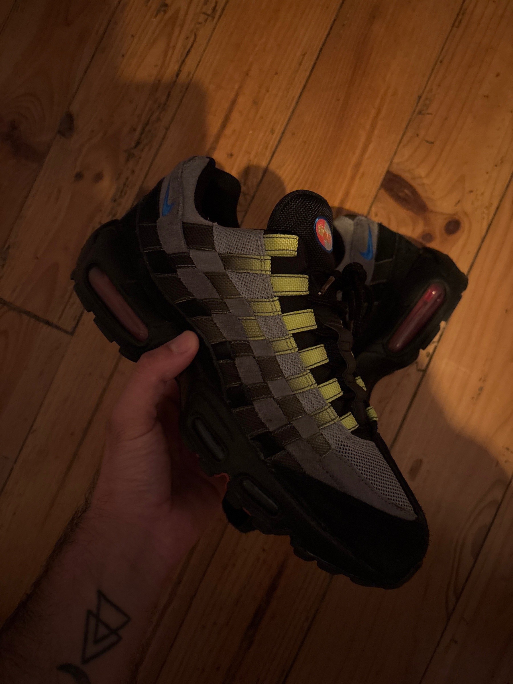 Photo de Nike Air Max 95 Woven Black/Photo Blue-Volt
