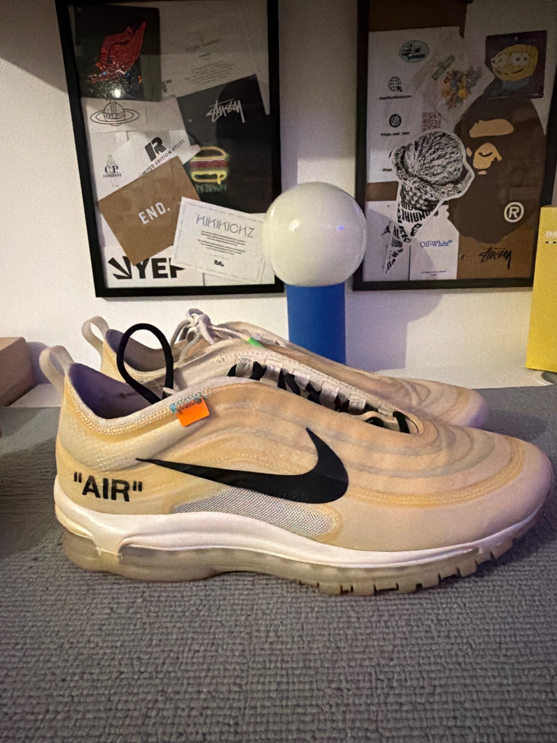 Photo de Nike Air Max 97 Off-White White/Cone-Ice Blue « The Ten »