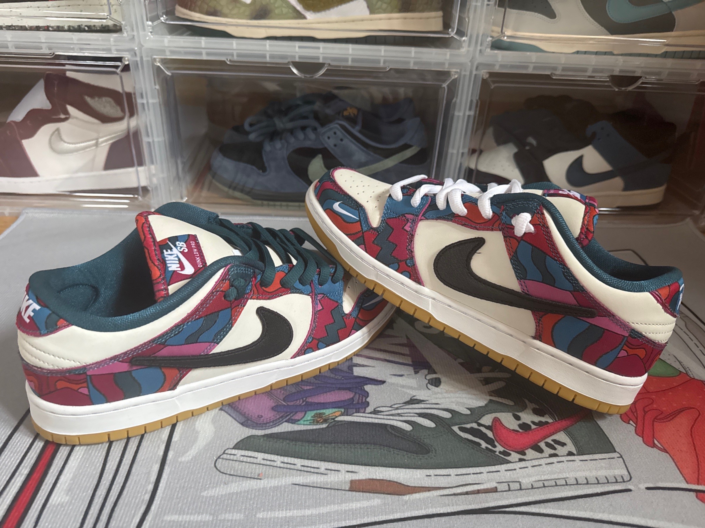 Photo de Nike SB Dunk Low Parra Abstract Art (multicolor)