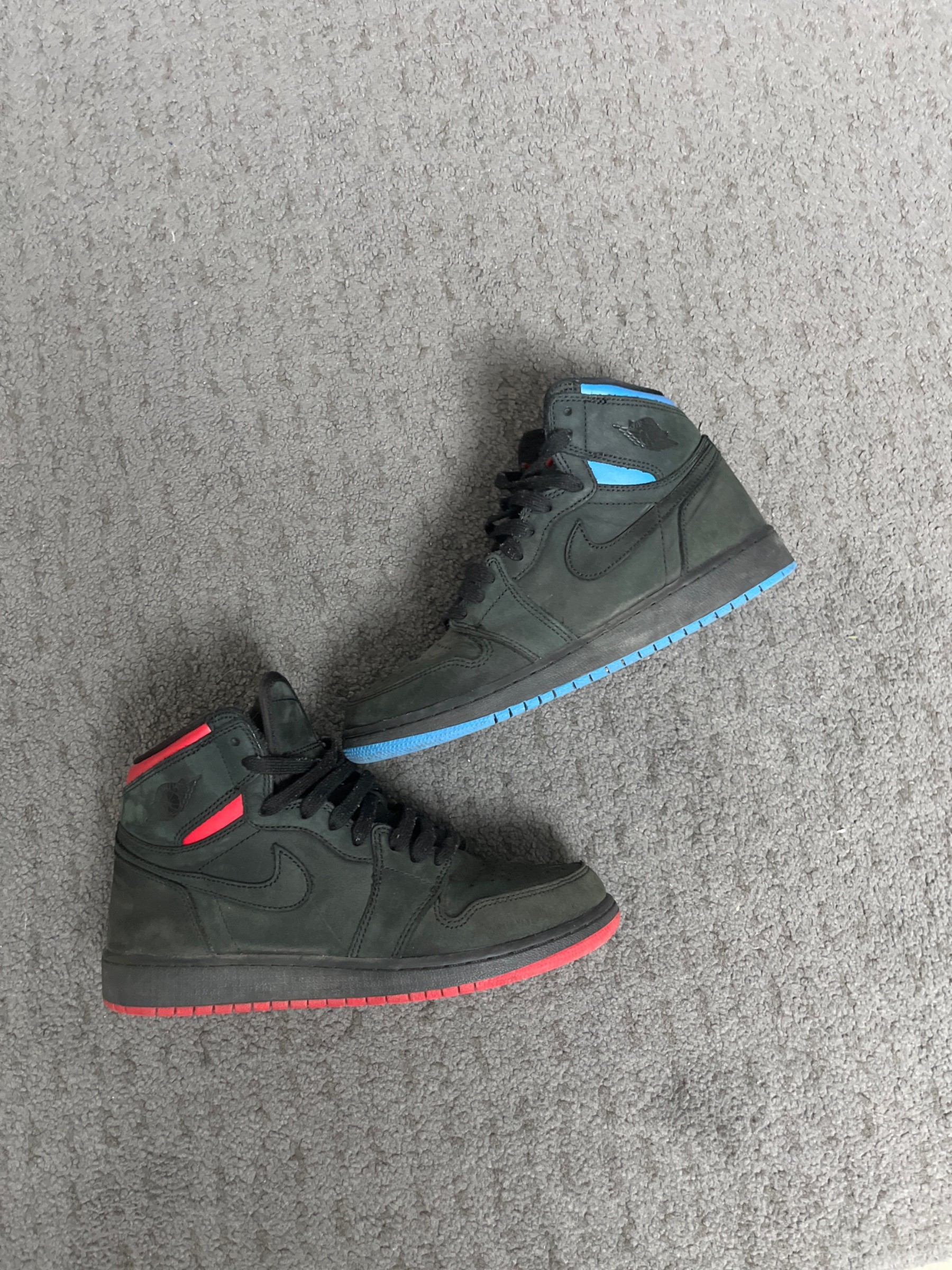 Photo de Air Jordan 1 Retro High Quai 54 (Black/University Blue-Infrared)