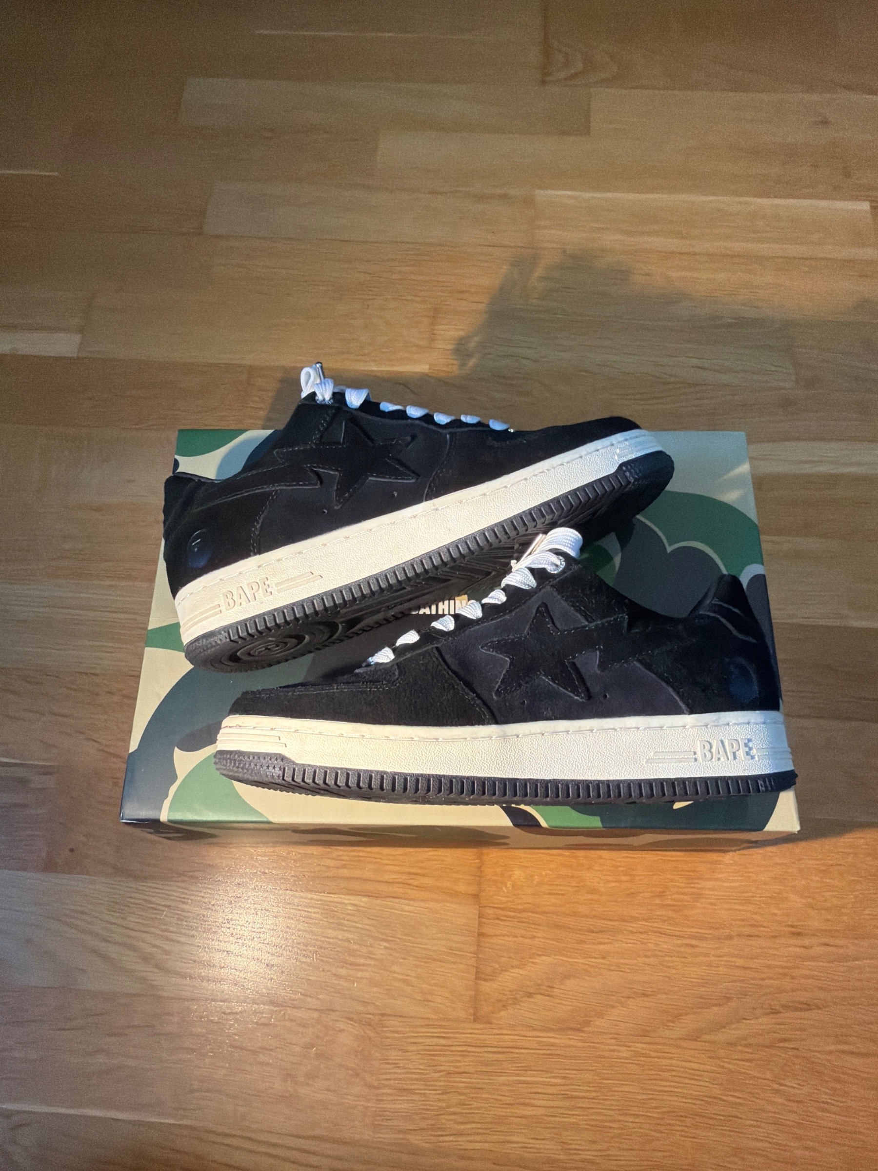 Photo de Bape sta Black/Black Suede