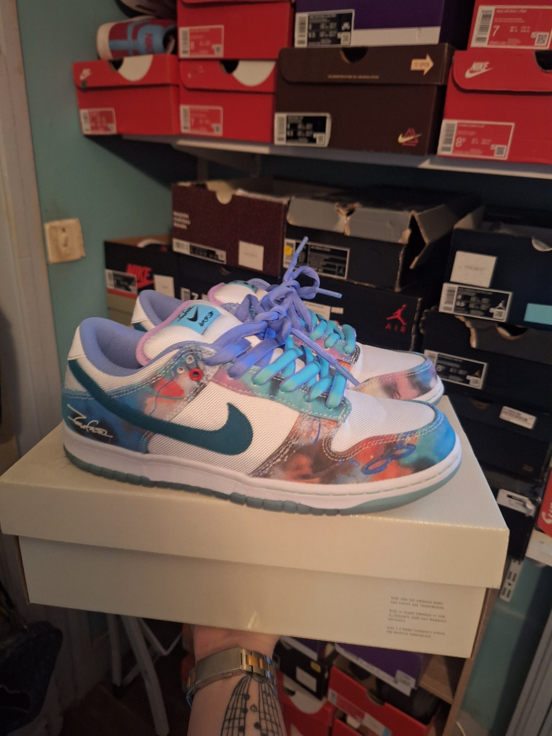 Photo de Nike Dunk Low Futura/Multi-Color Print