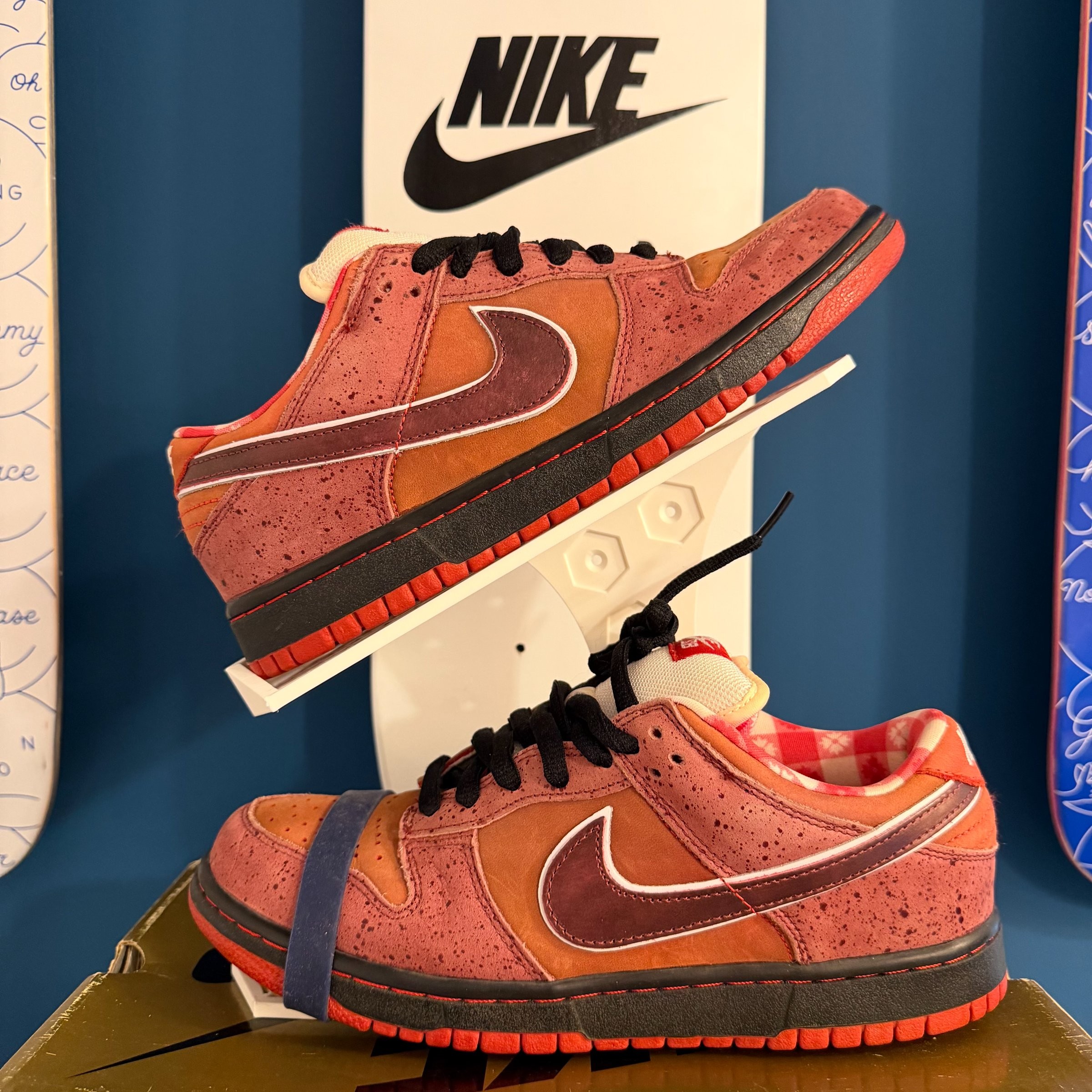 Photo de Nike Dunk Low Premium SB Port Red/Pink Clay (Lobster)
