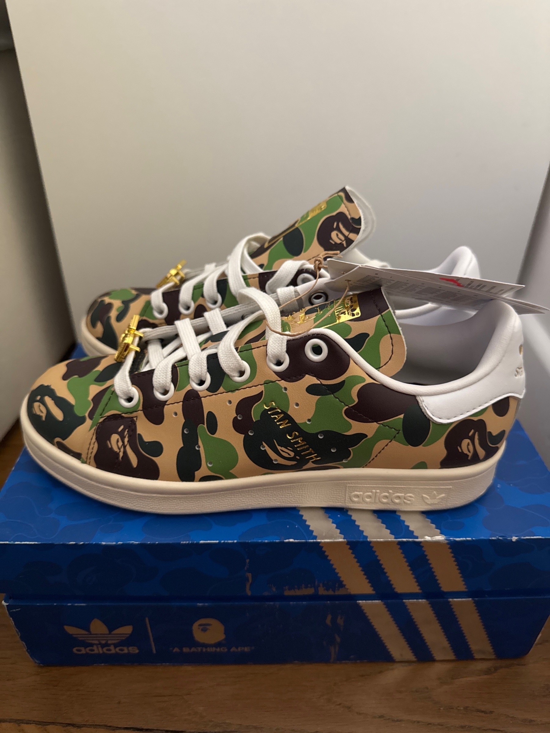 Photo de adidas Stan Smith Bape Camo Green