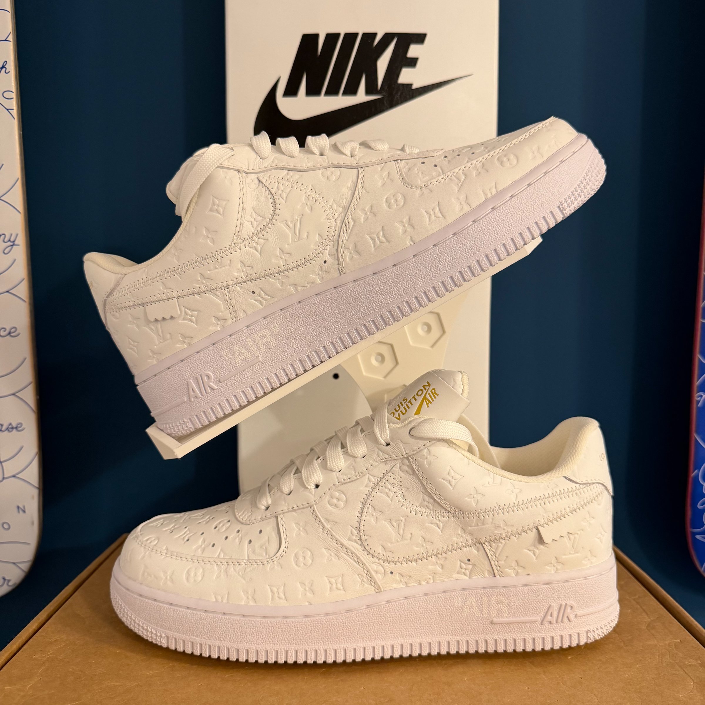 Photo de Nike Air Force 1 Low Louis Vuitton White Monogram