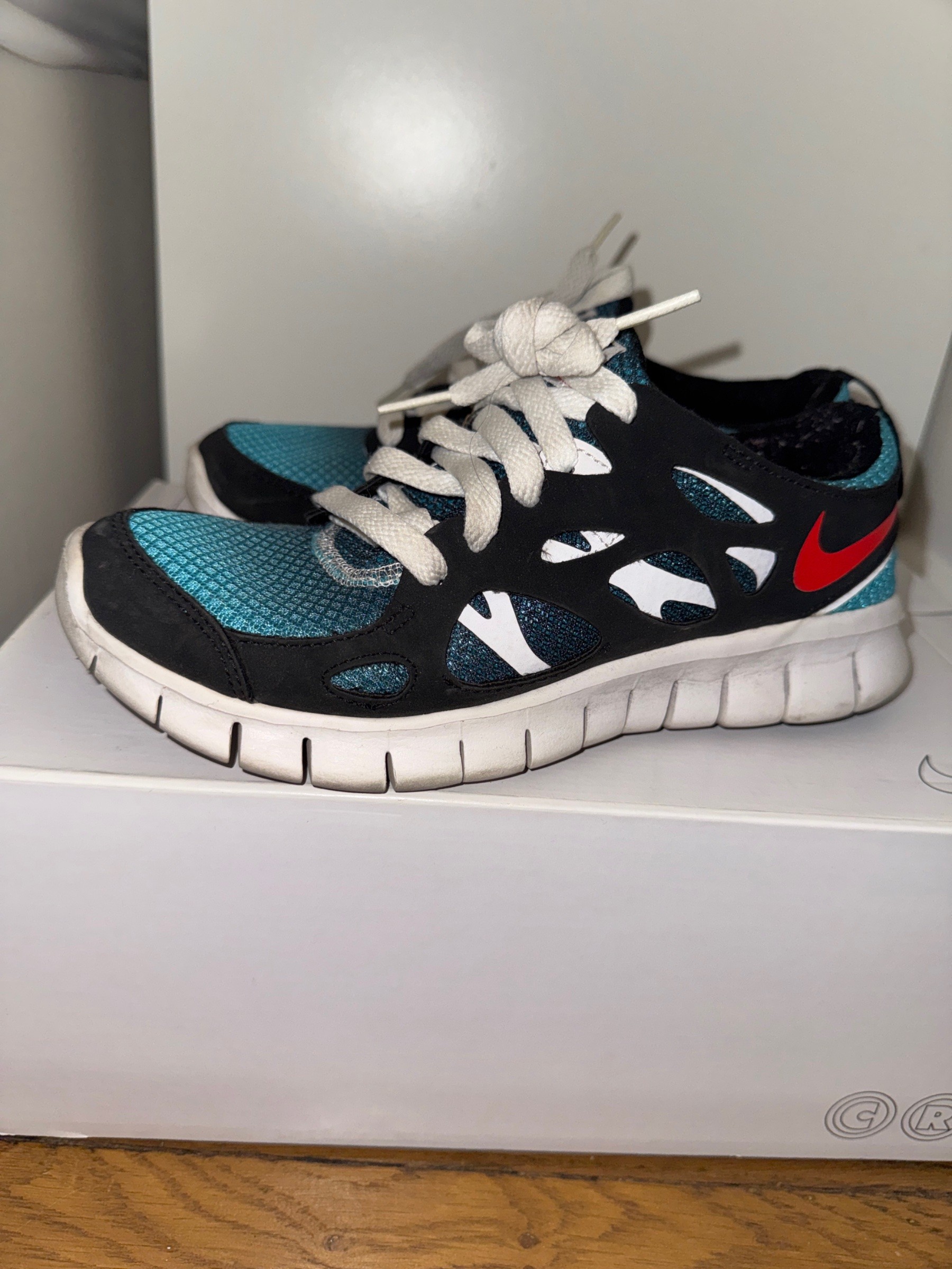 Photo de Nike Free Run 2 Black/Turquoise/White/Red