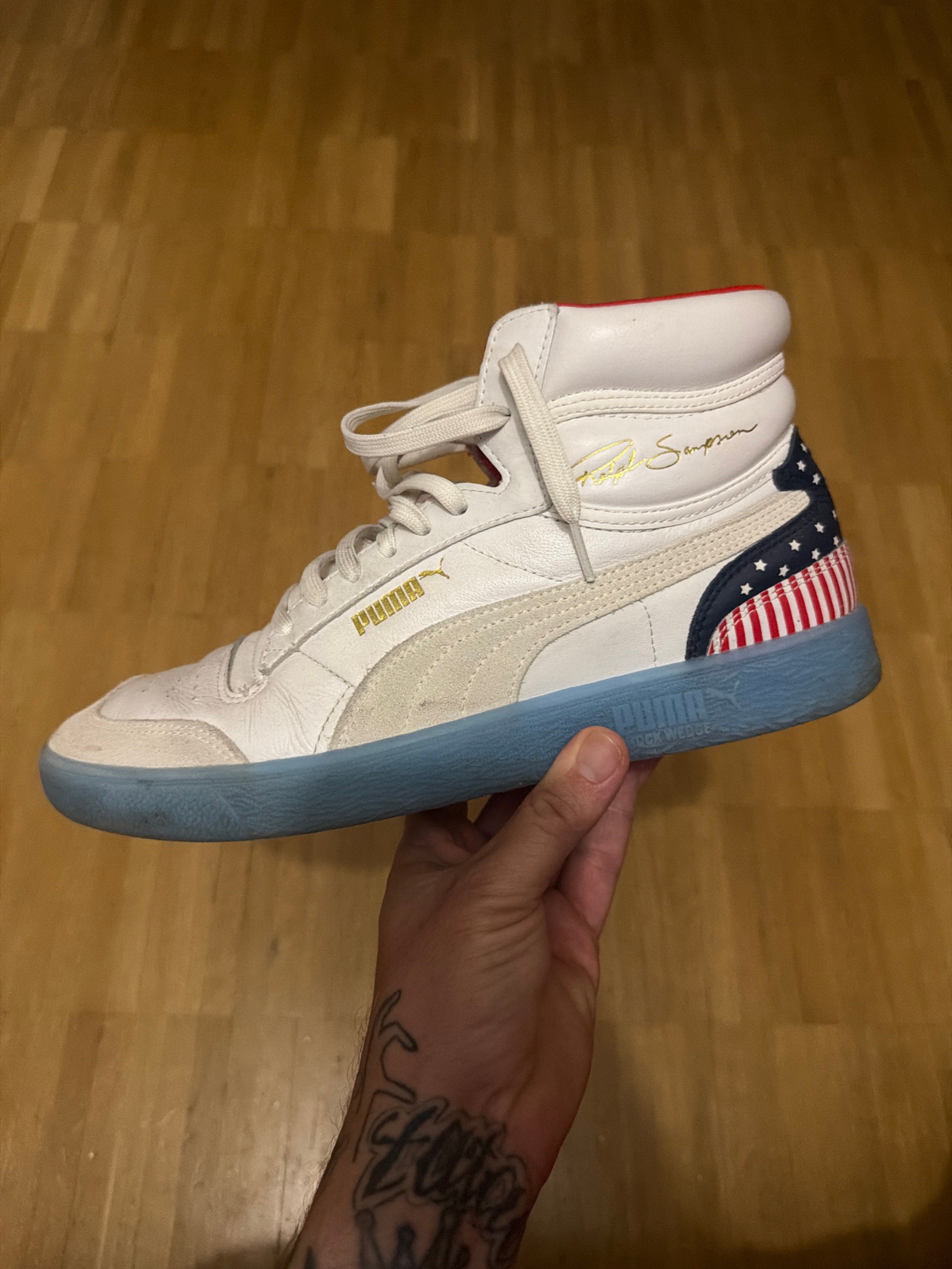 Photo de Puma Ralph Sampson Mid USA Flag/White