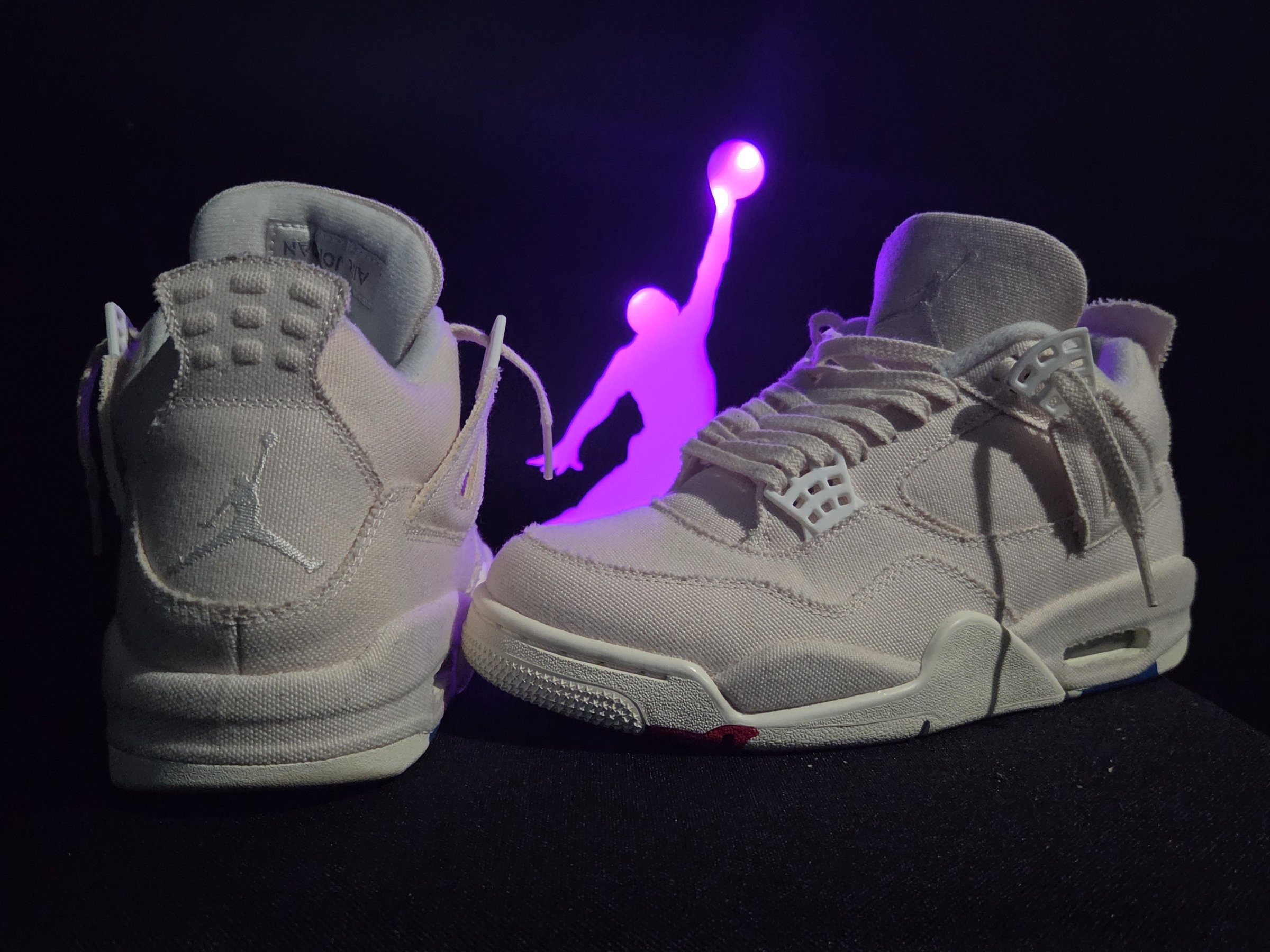 Photo de Air Jordan 4 Retro Blank canvas