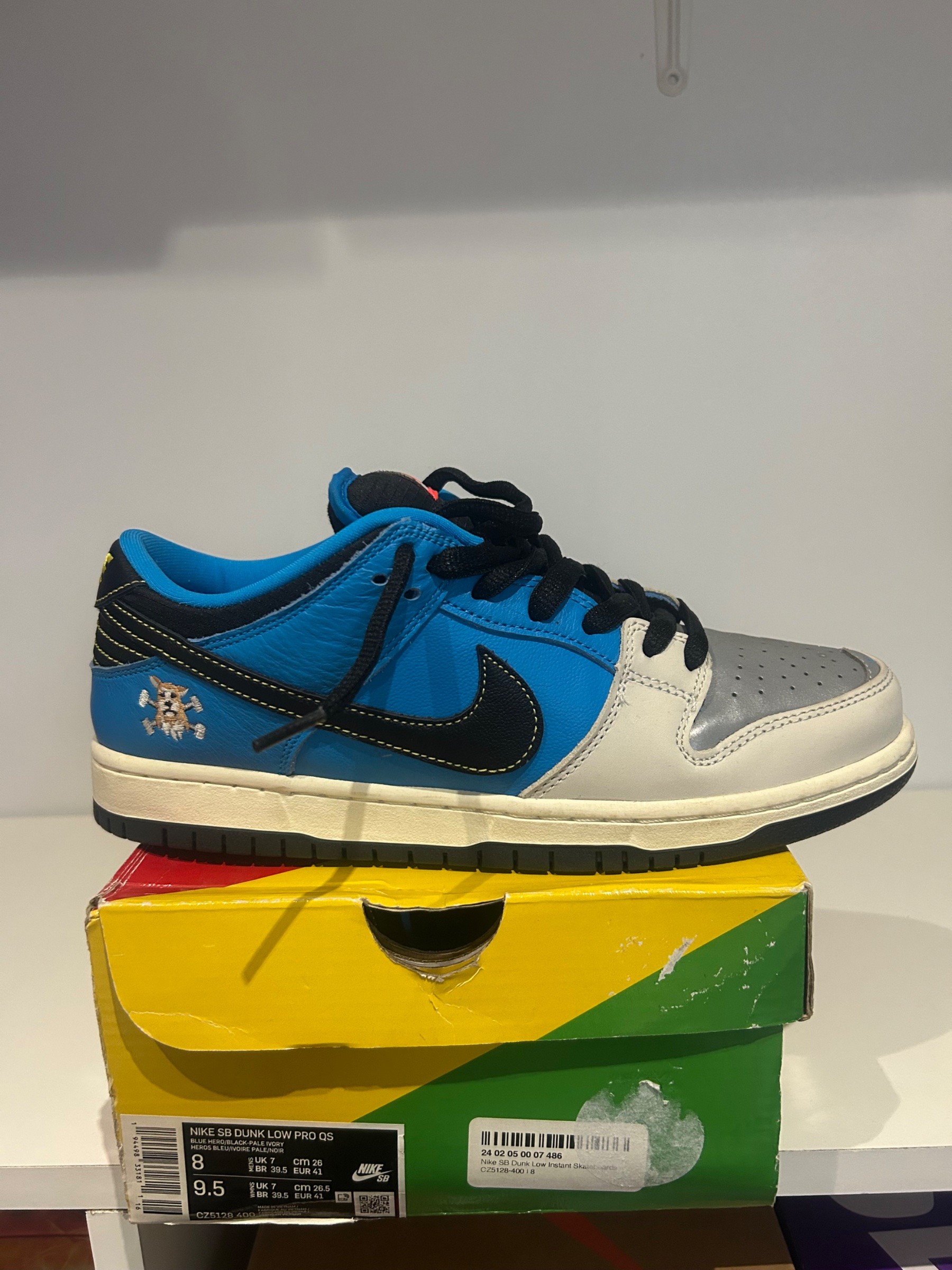 Photo de Nike SB Dunk Low Pro QS Blue/Black/Faux Fur