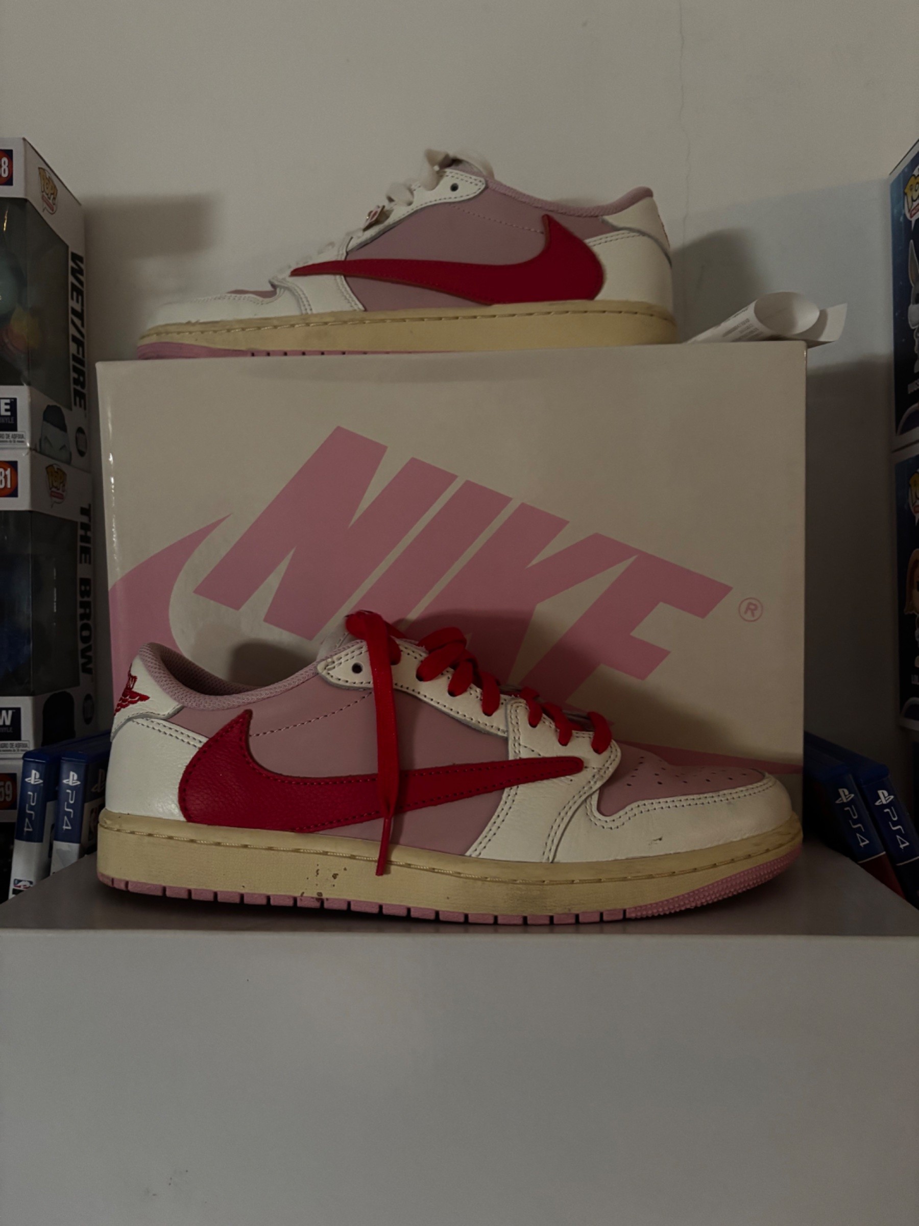 Photo de Air Jordan Travis Sail tropical pink