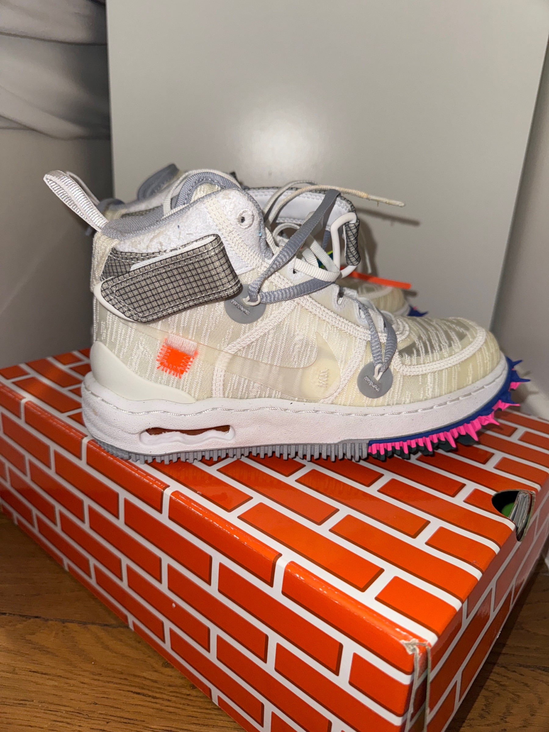 Photo de Nike Air Force 1 Mid SP White/Clear-White