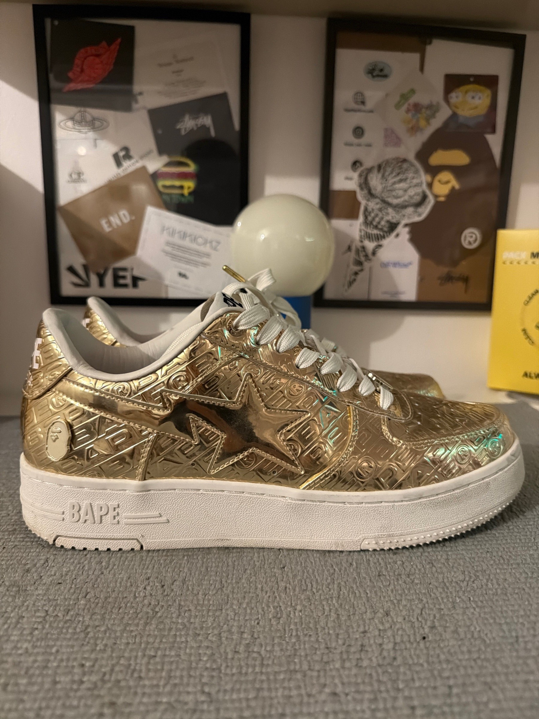 Photo de A Bathing Ape Bape Sta #5 Gold Gold