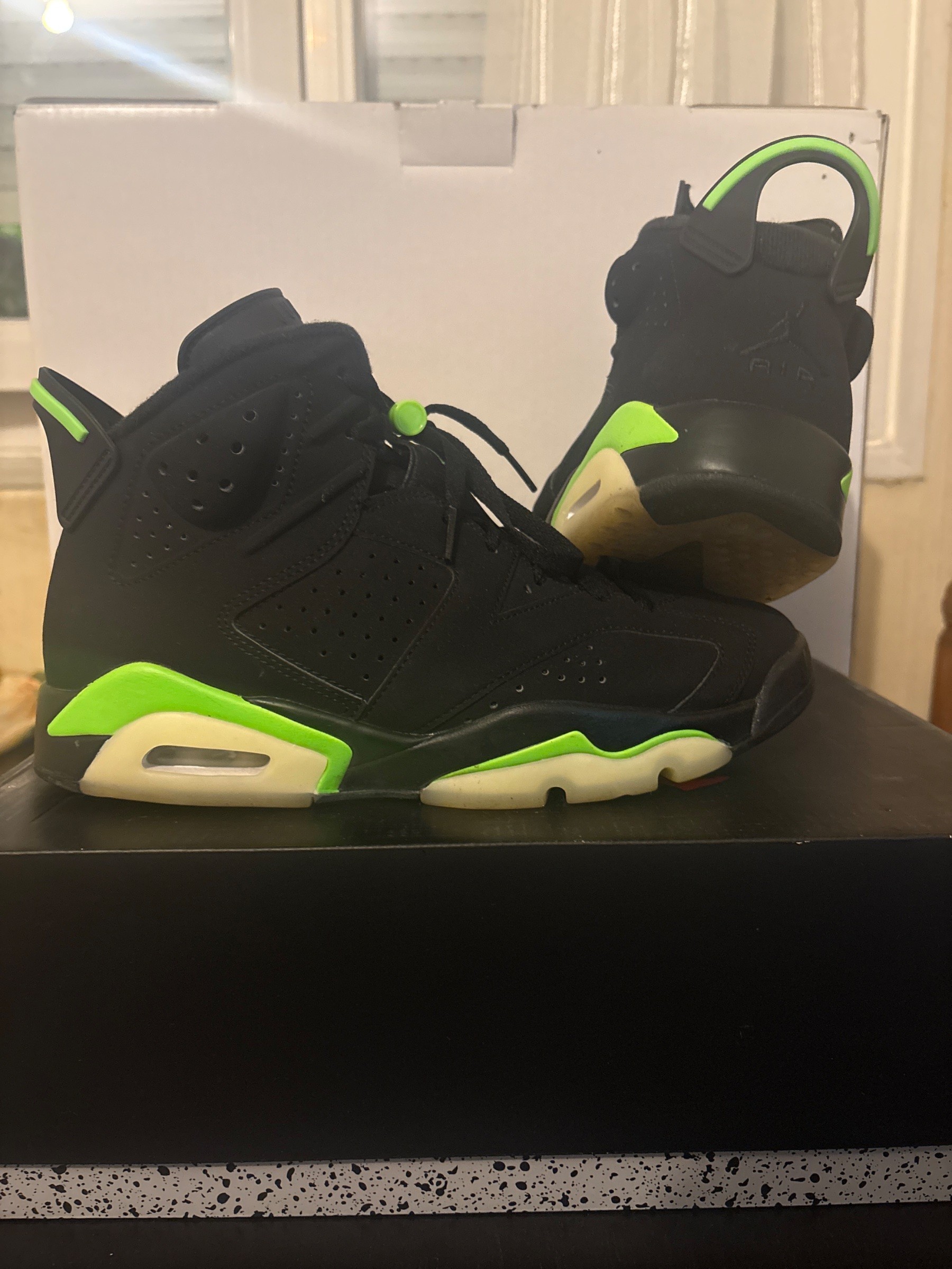 Photo de Air Jordan 6 Retro Black/Electric Green