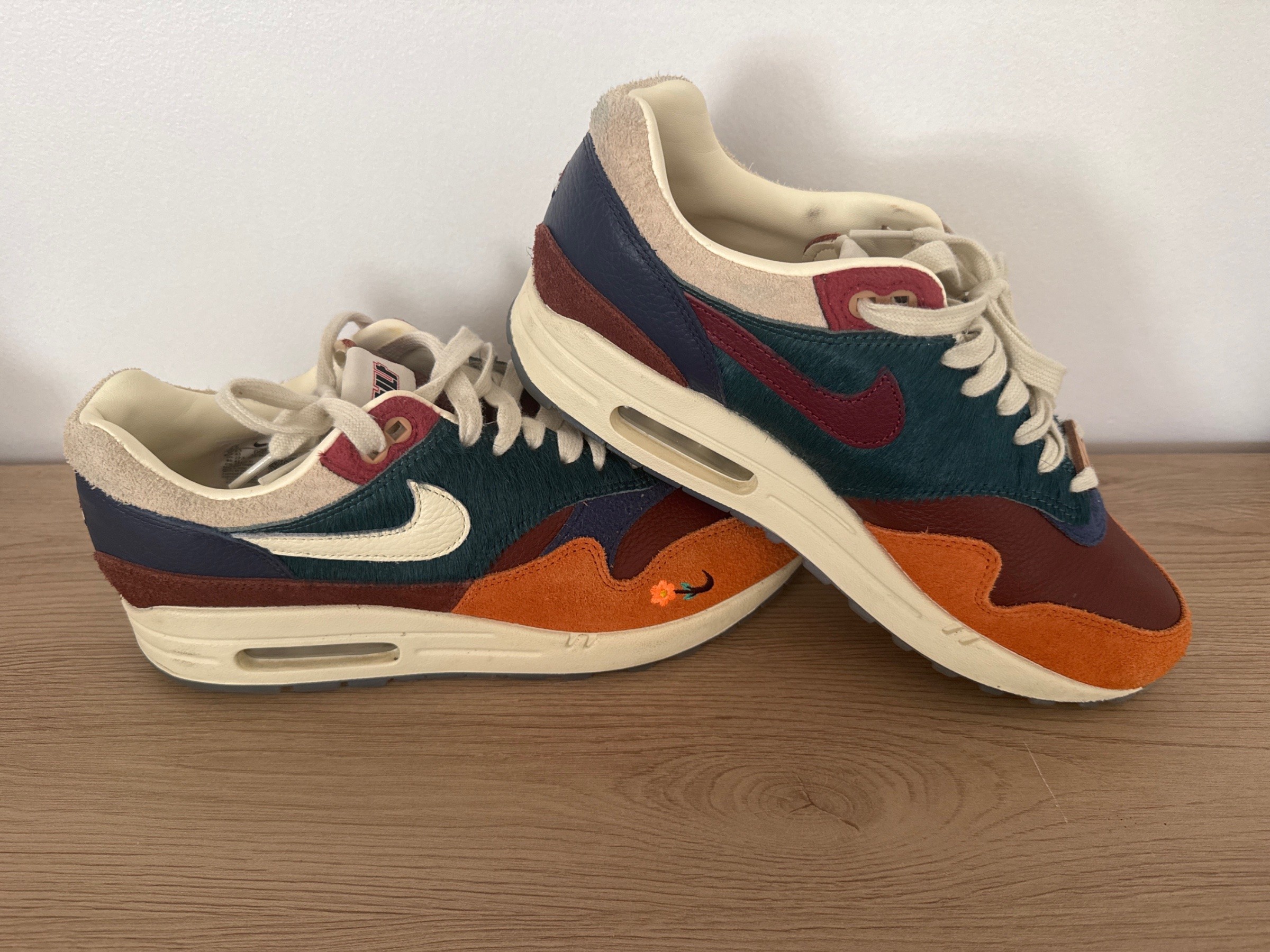 Photo de Nike Air Max 1 Kasina Won-Ang Orange/green/blue-off White
