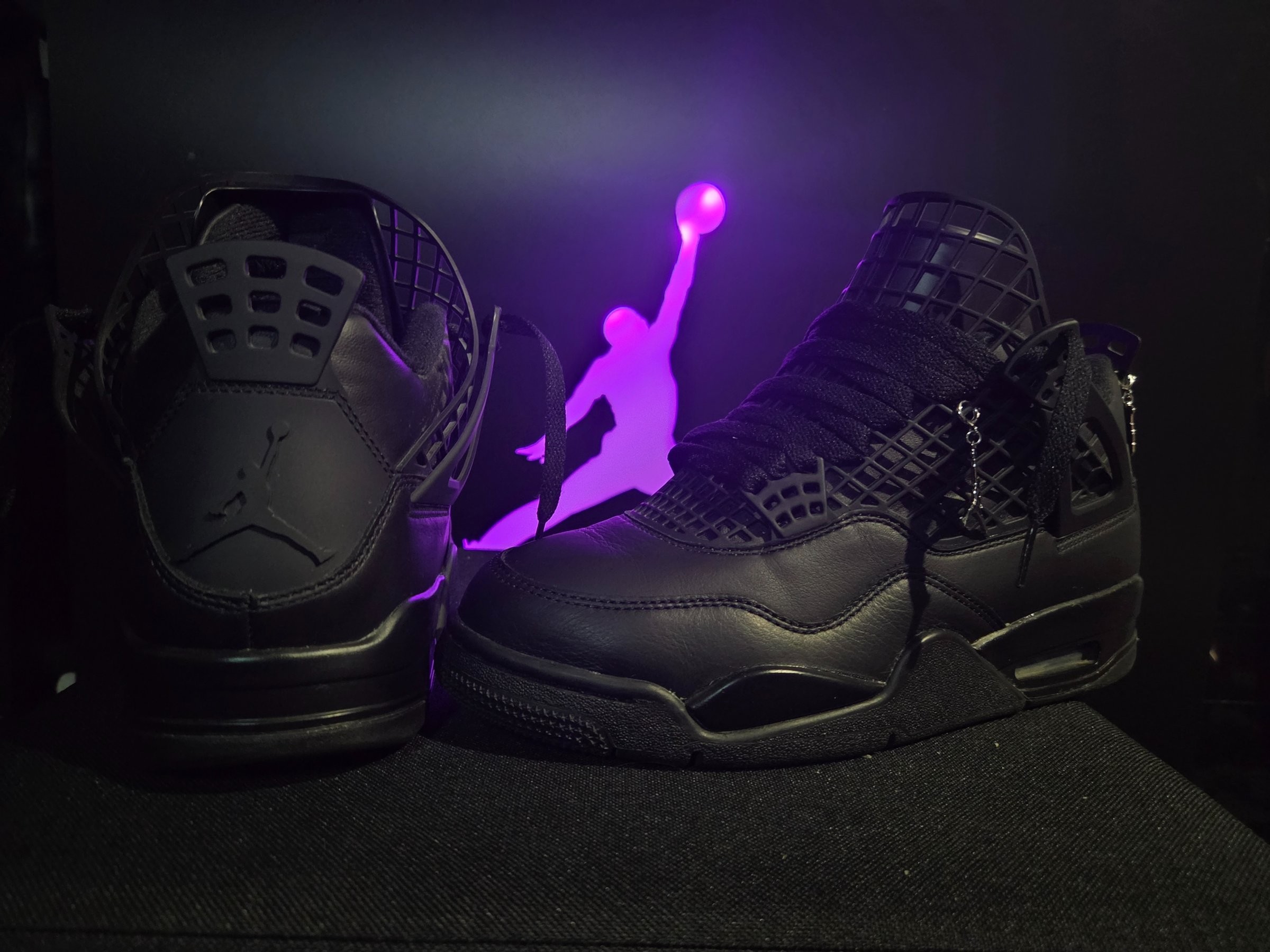 Photo de Air Jordan 4 Retro Black net