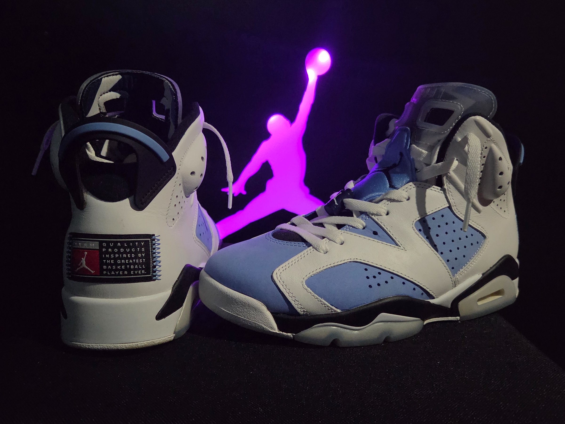 Photo de Air Jordan 6 Retro UNC/University Blue