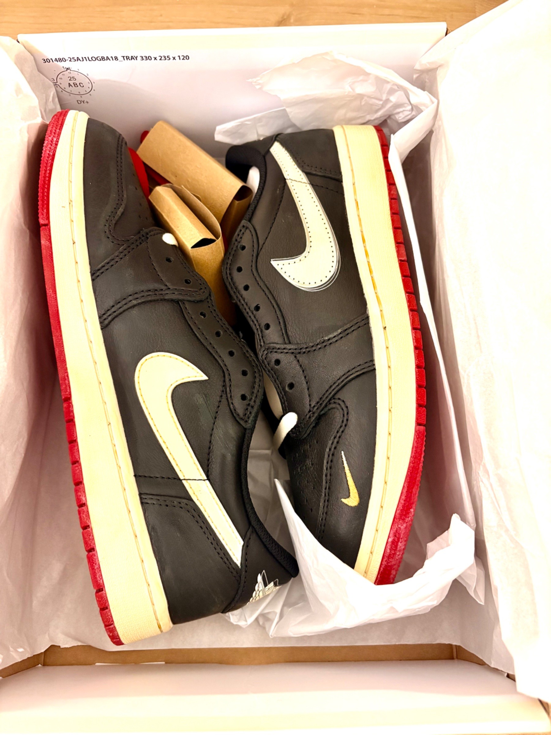 Photo de Air Jordan 1 low Nigel Sylvester Couleur Noir