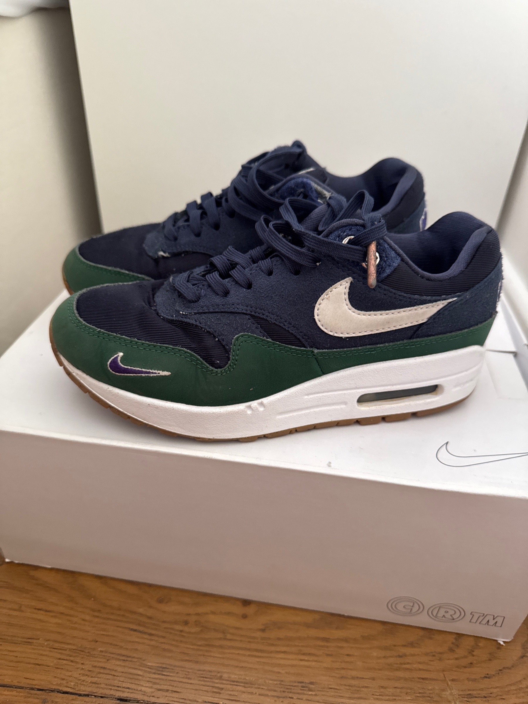 Photo de Nike Air Max 1 Navy/Green/White