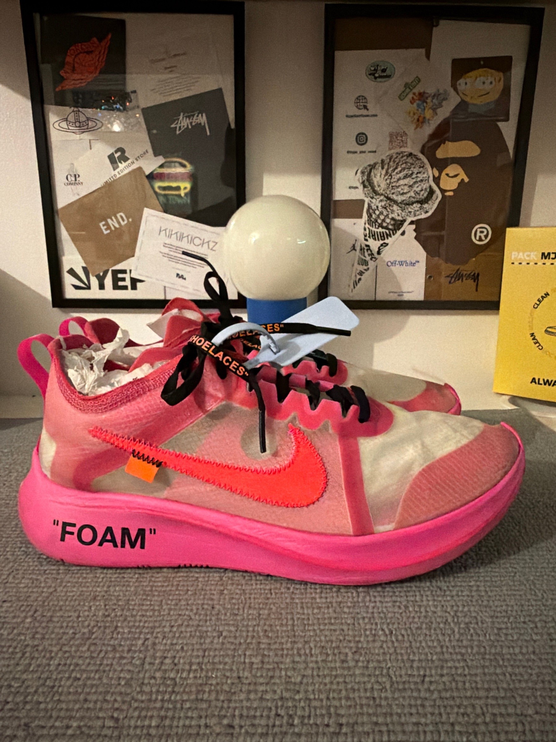 Photo de Nike Zoom Fly Off-White Tulip Pink